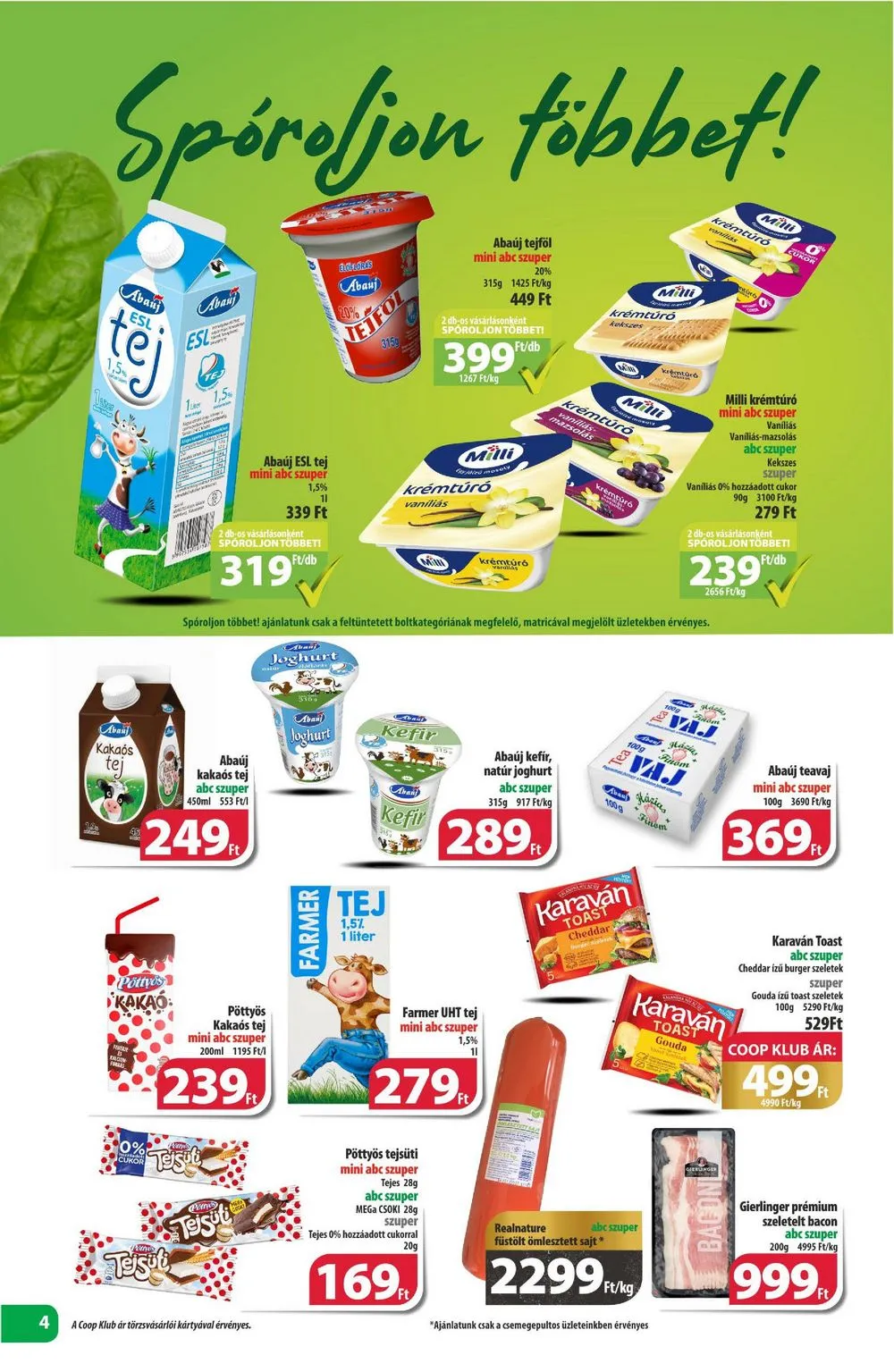 Coop akciós újság Észak-Kelet 03.21–03.27 – 4. oldal