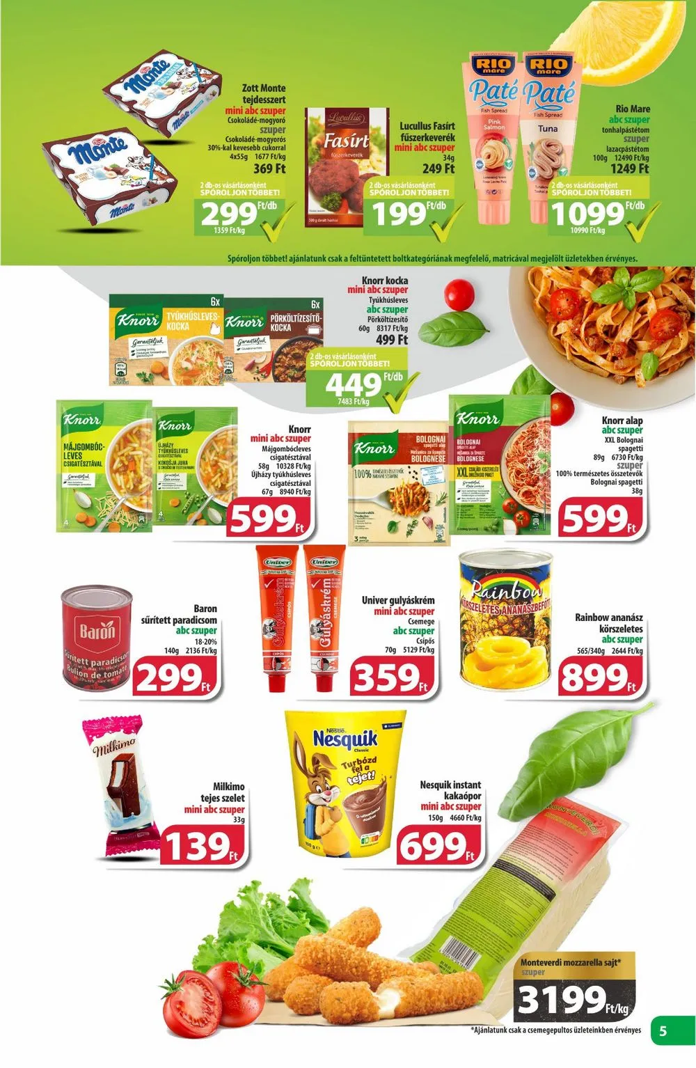 Coop akciós újság Észak-Kelet 04.18–04.30 – 5. oldal