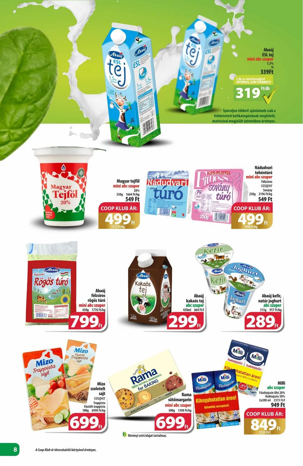 Coop akciós újság Észak-Kelet 06.20–07.03 – 8. oldal