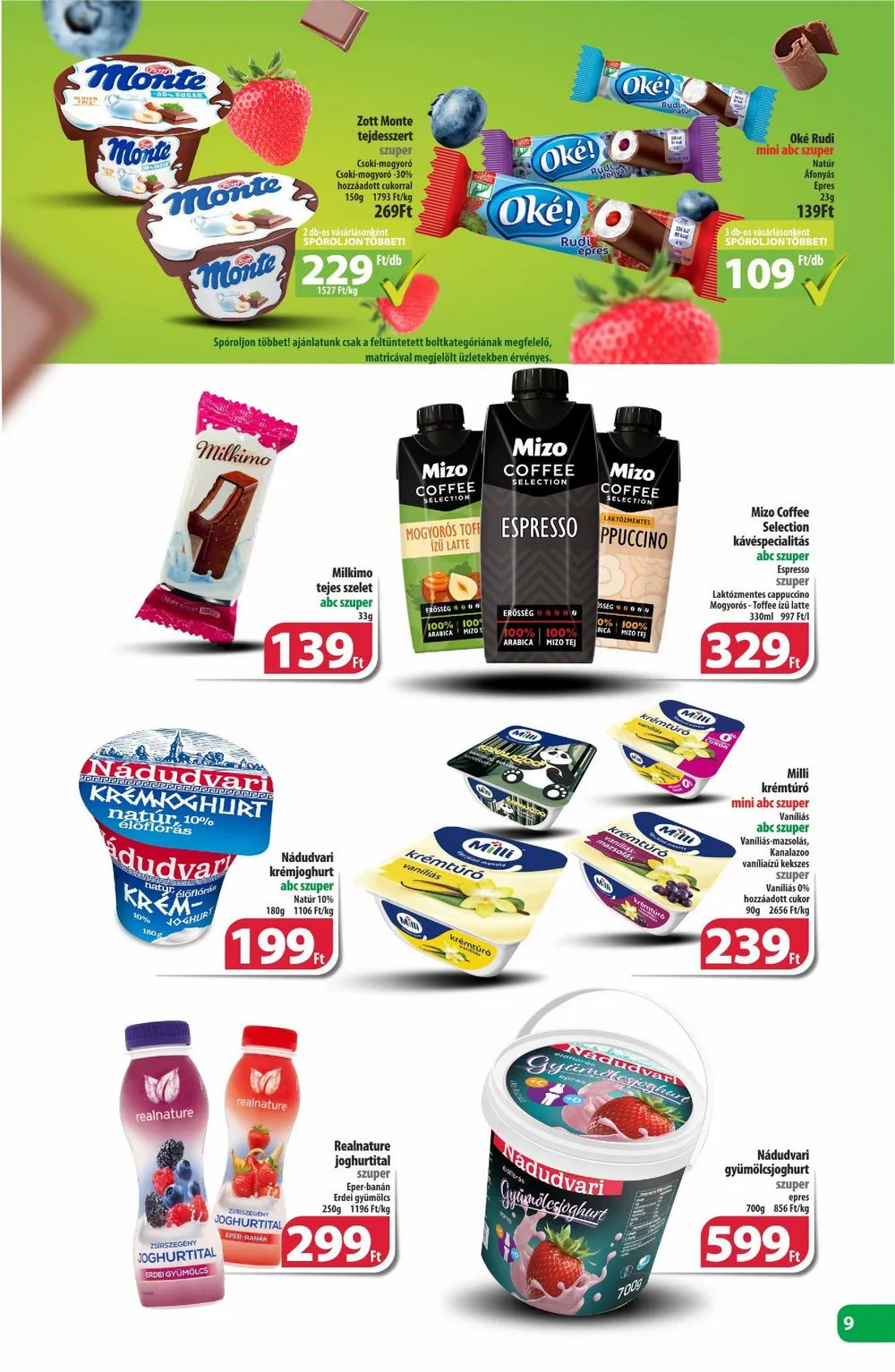 Coop akciós újság Észak-Kelet 06.20–07.03 – 9. oldal