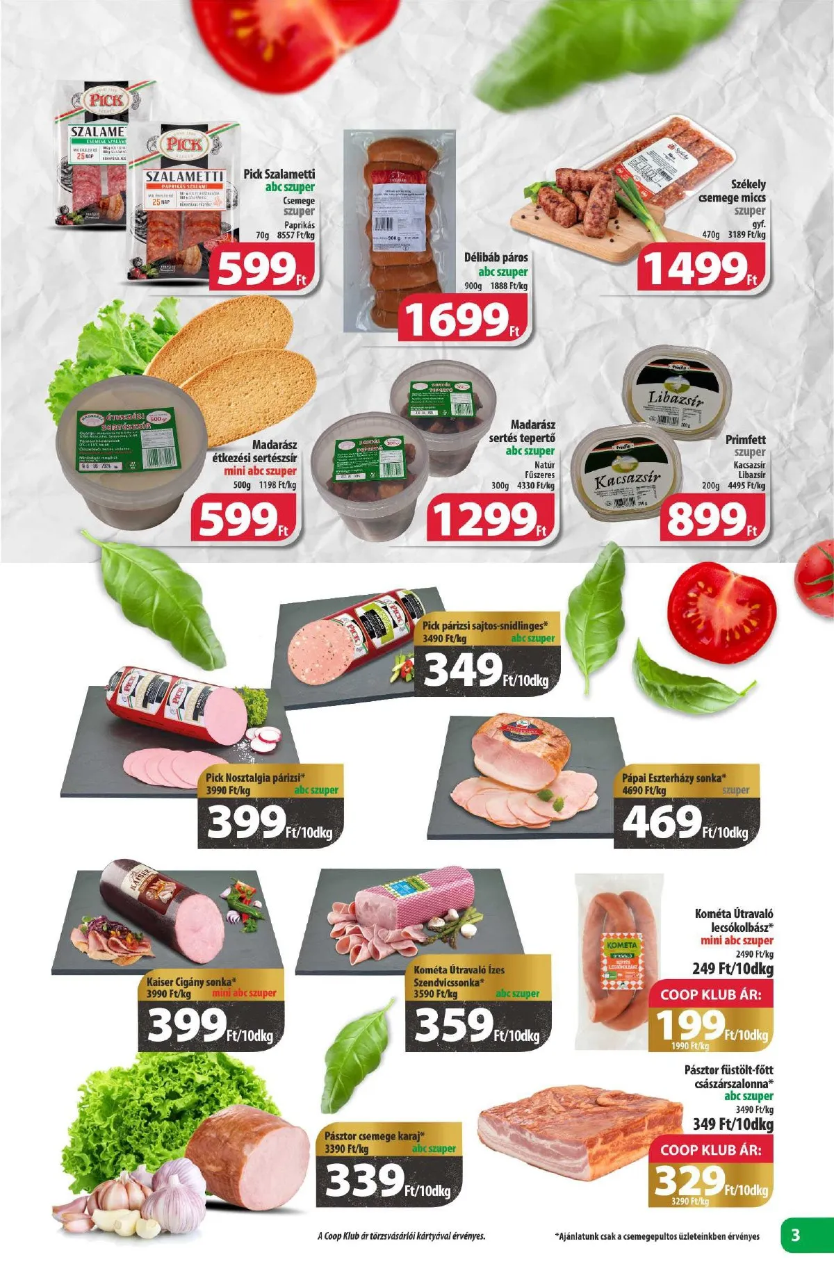 Coop akciós újság Észak-Kelet 09.12–09.18 – 3. oldal