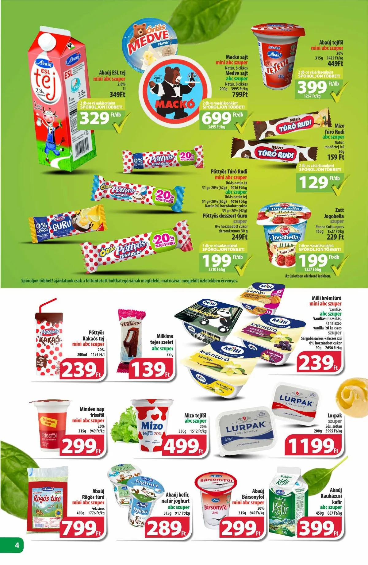 Coop akciós újság Észak-Kelet 09.12–09.18 – 4. oldal