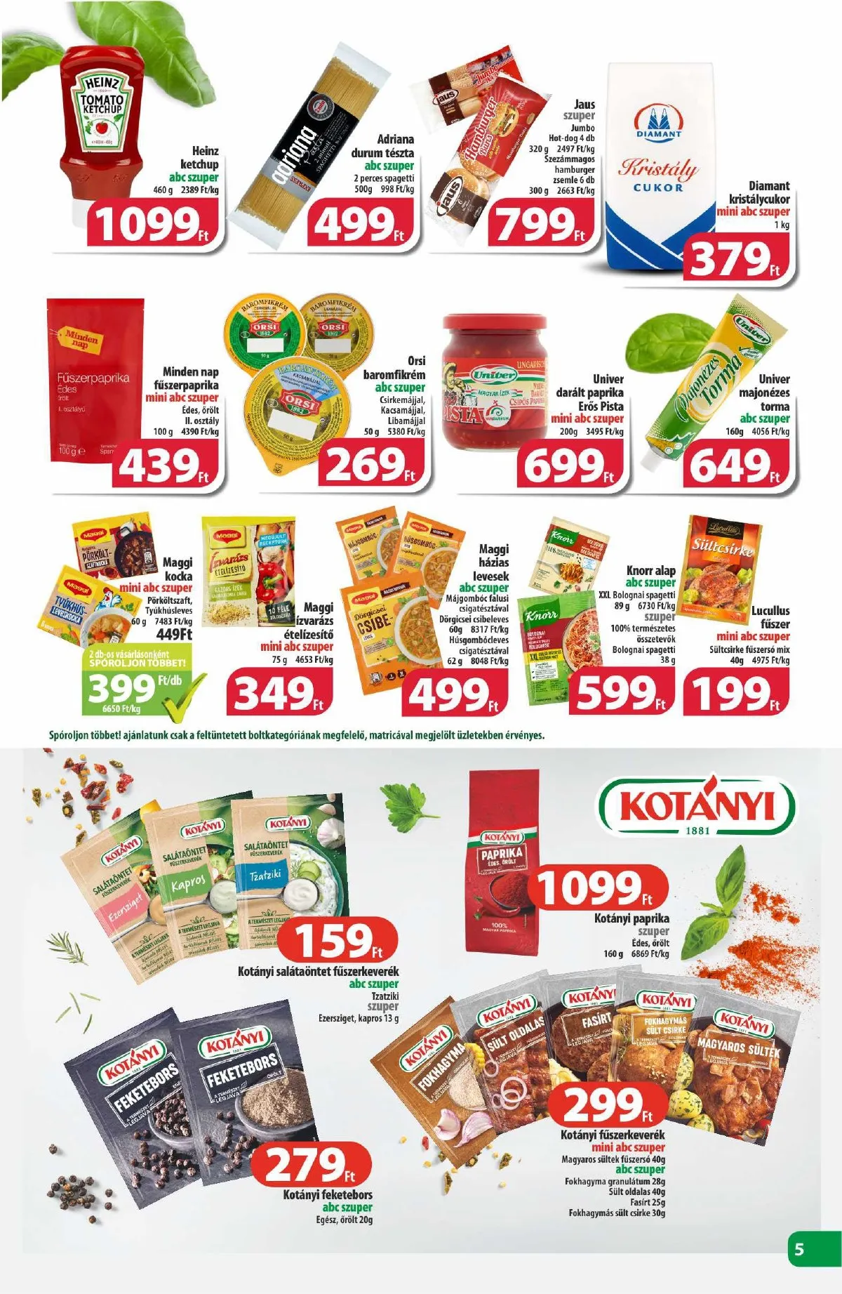 Coop akciós újság Észak-Kelet 09.12–09.18 – 5. oldal