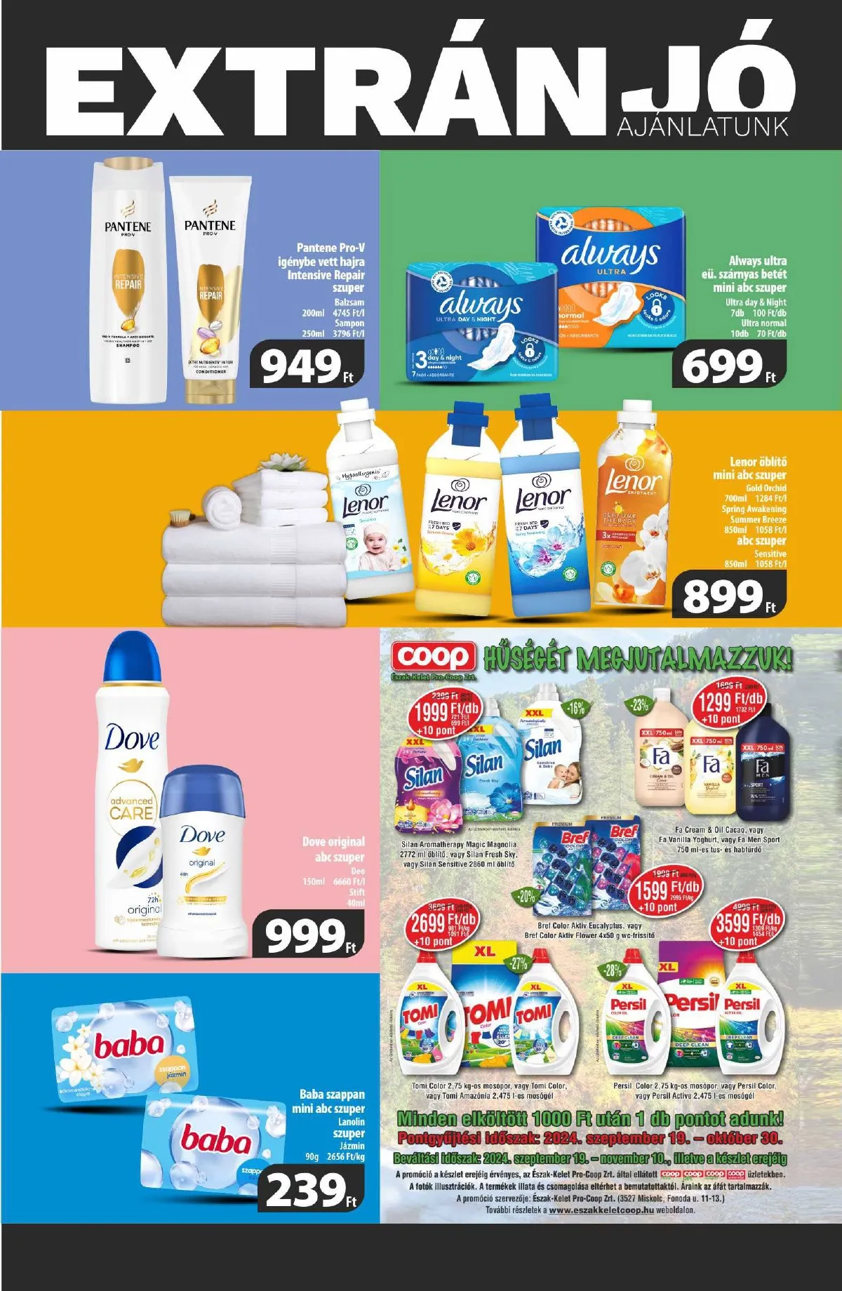 Coop akciós újság Észak-Kelet 09.19–10.02 – 11. oldal