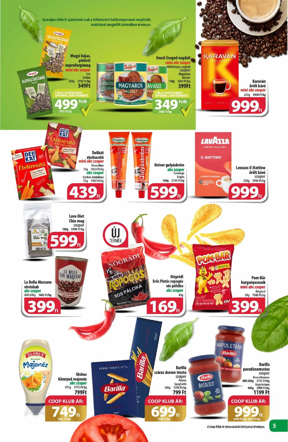 Coop akciós újság Észak-Kelet 09.19–10.02 – 5. oldal