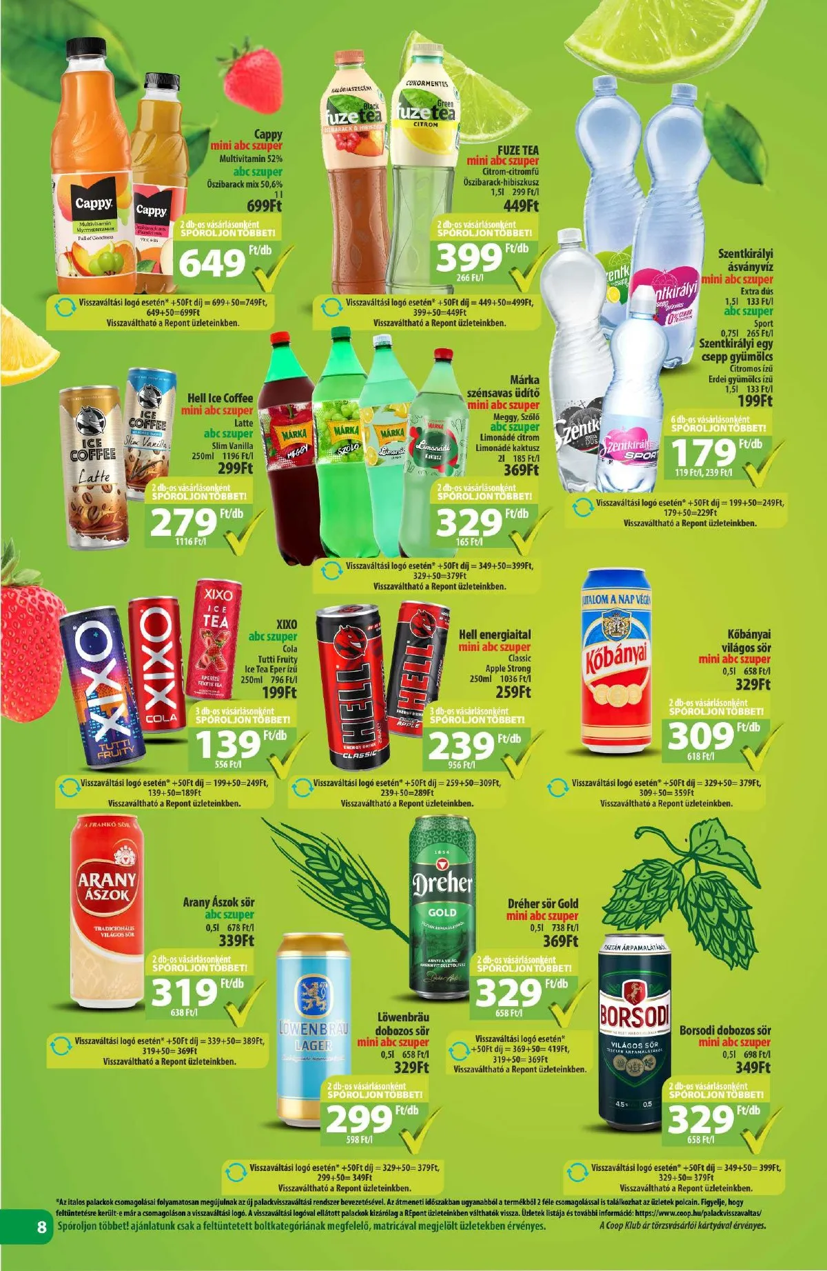 Coop akciós újság Észak-Kelet 09.19–10.02 – 8. oldal