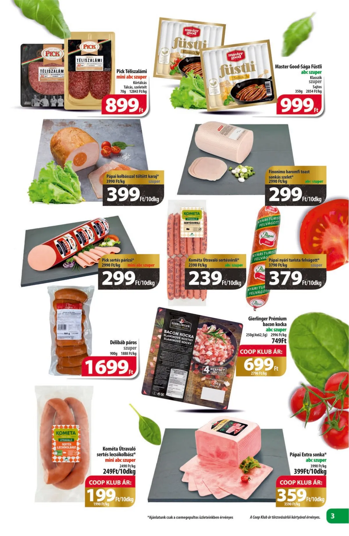 Coop akciós újság Észak-Kelet 10.17–10.22 – 3. oldal