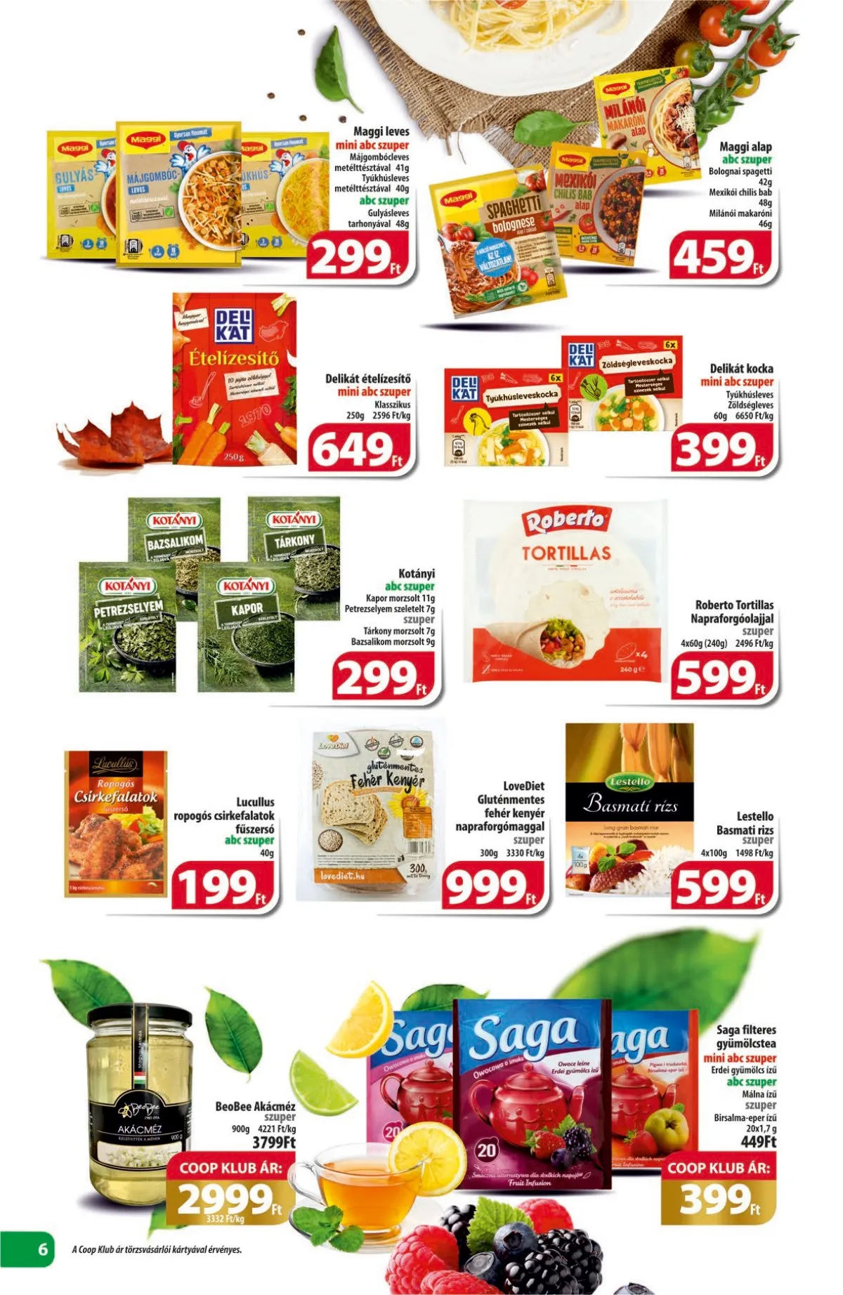 Coop akciós újság Észak-Kelet 10.17–10.22 – 6. oldal