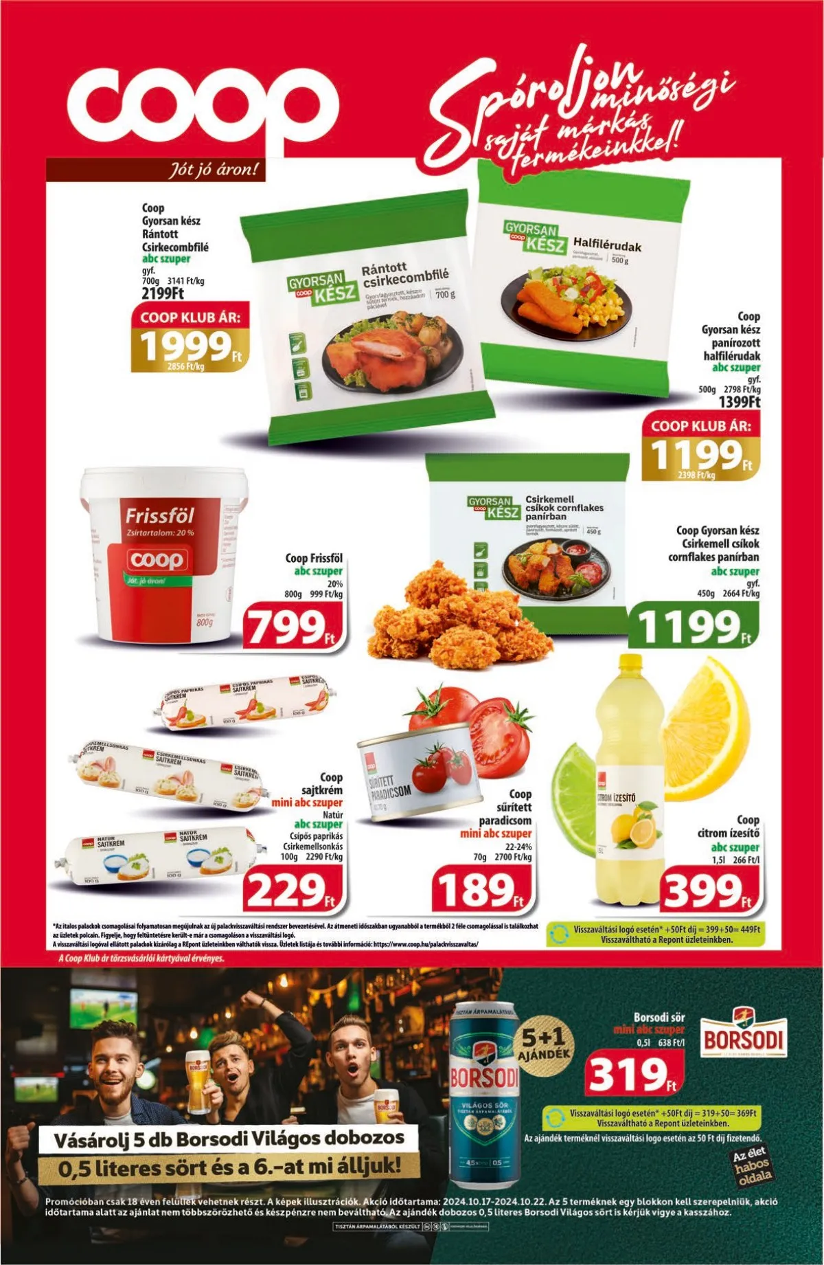 Coop akciós újság Észak-Kelet 10.17–10.22 – 7. oldal