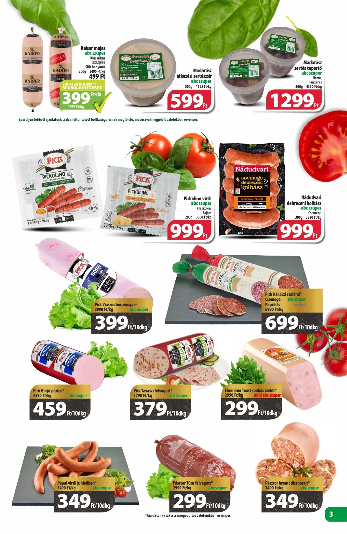 Coop akciós újság Észak-Kelet 10.24–10.30 – 3. oldal