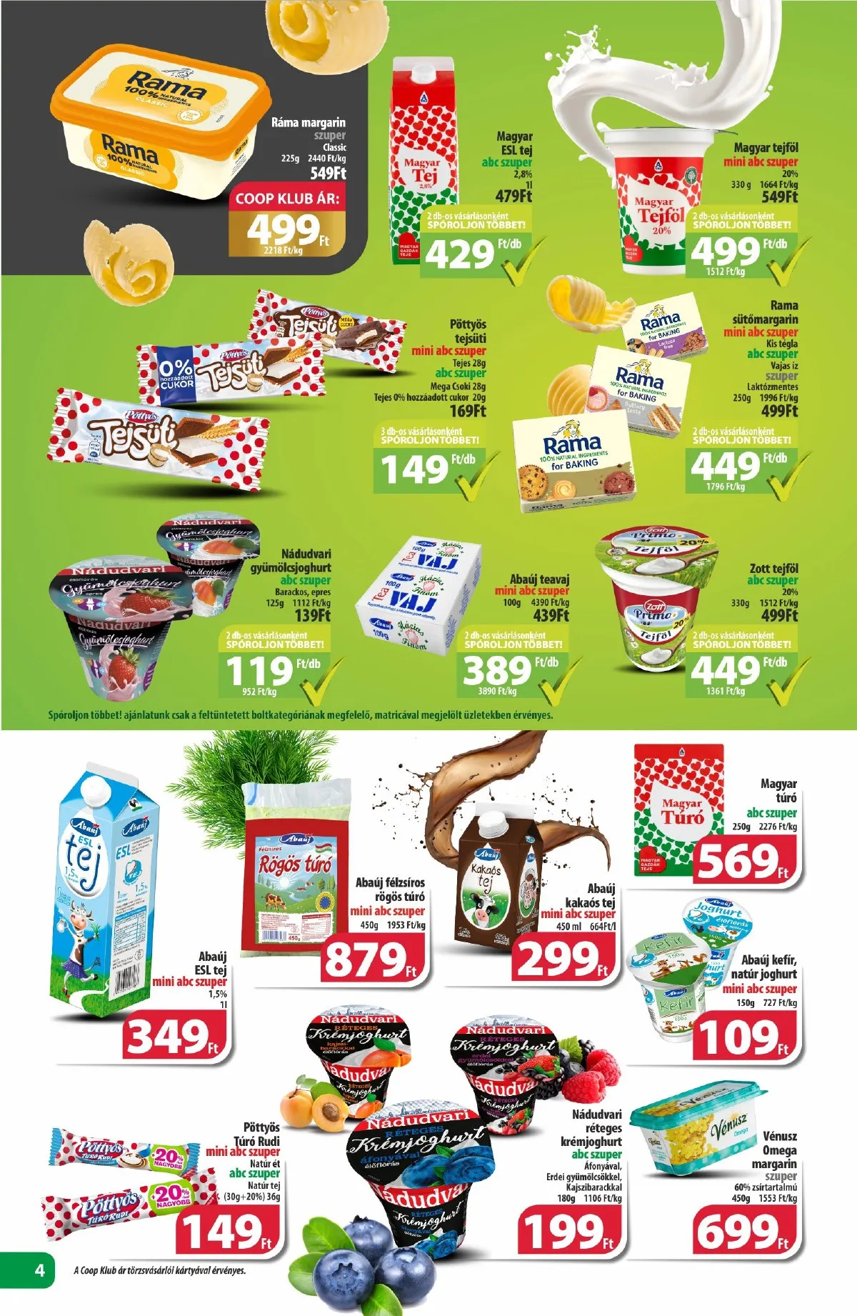 Coop akciós újság Észak-Kelet 10.24–10.30 – 4. oldal
