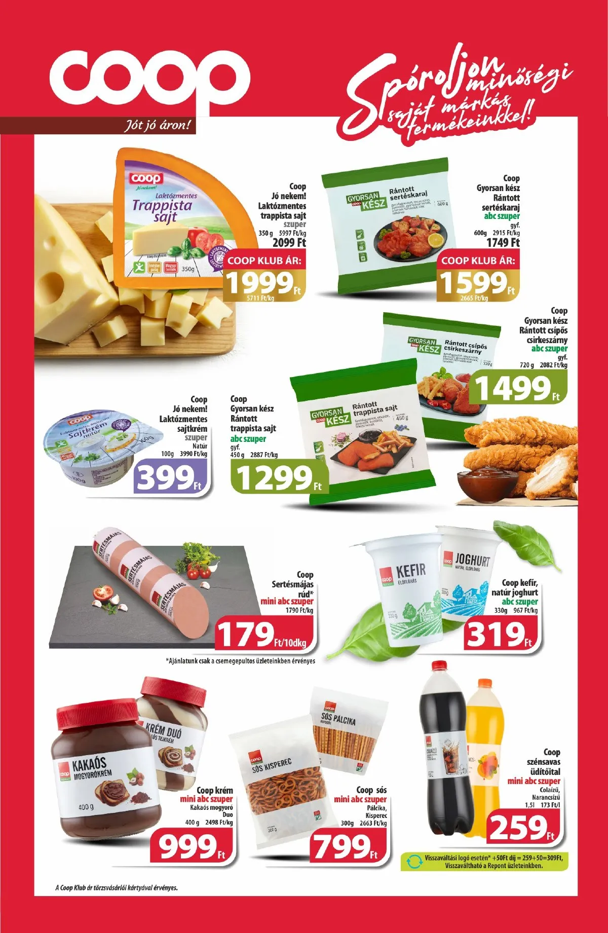 Coop akciós újság Észak-Kelet 10.24–10.30 – 7. oldal