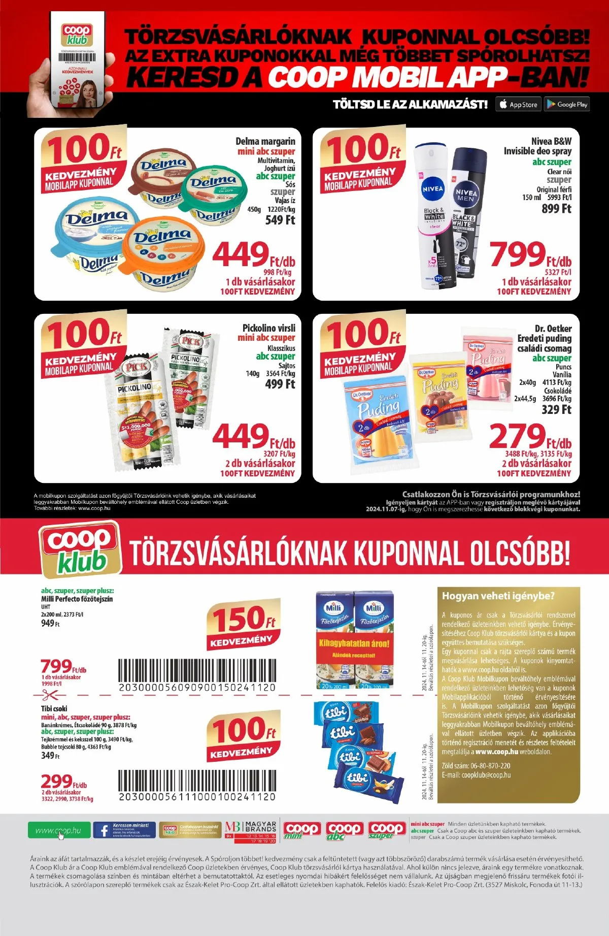 Coop akciós újság Észak-Kelet 11.14–11.20 – 12. oldal