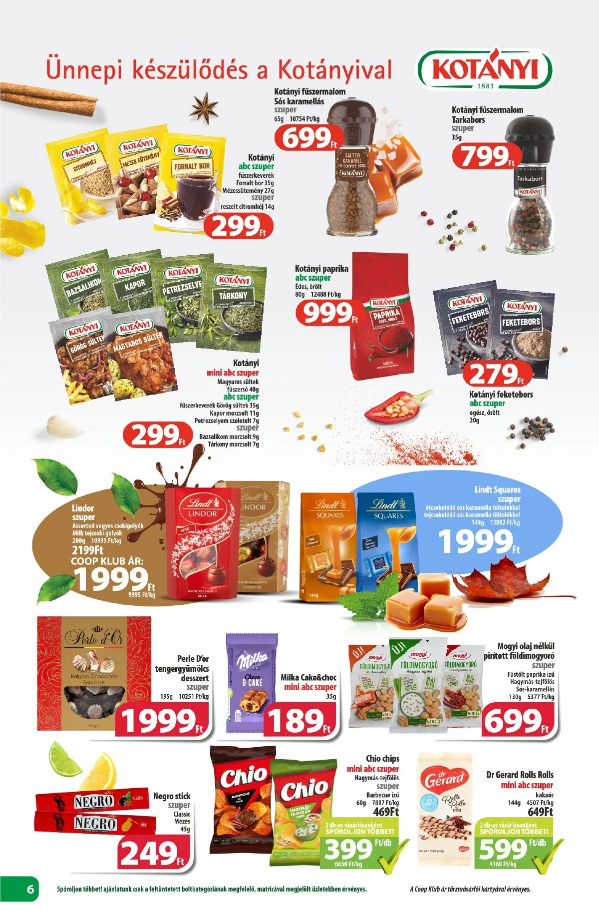 Coop akciós újság Észak-Kelet 11.14–11.20 – 6. oldal