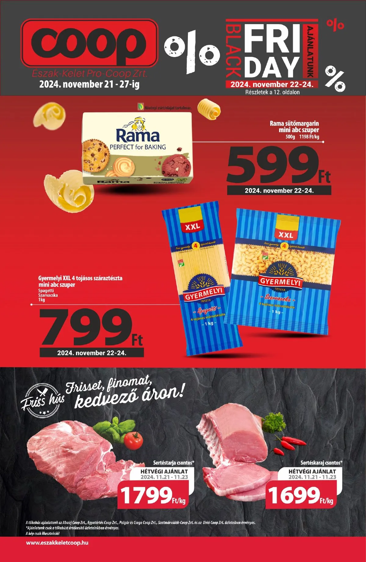 Coop akciós újság Észak-Kelet 11.21–11.27