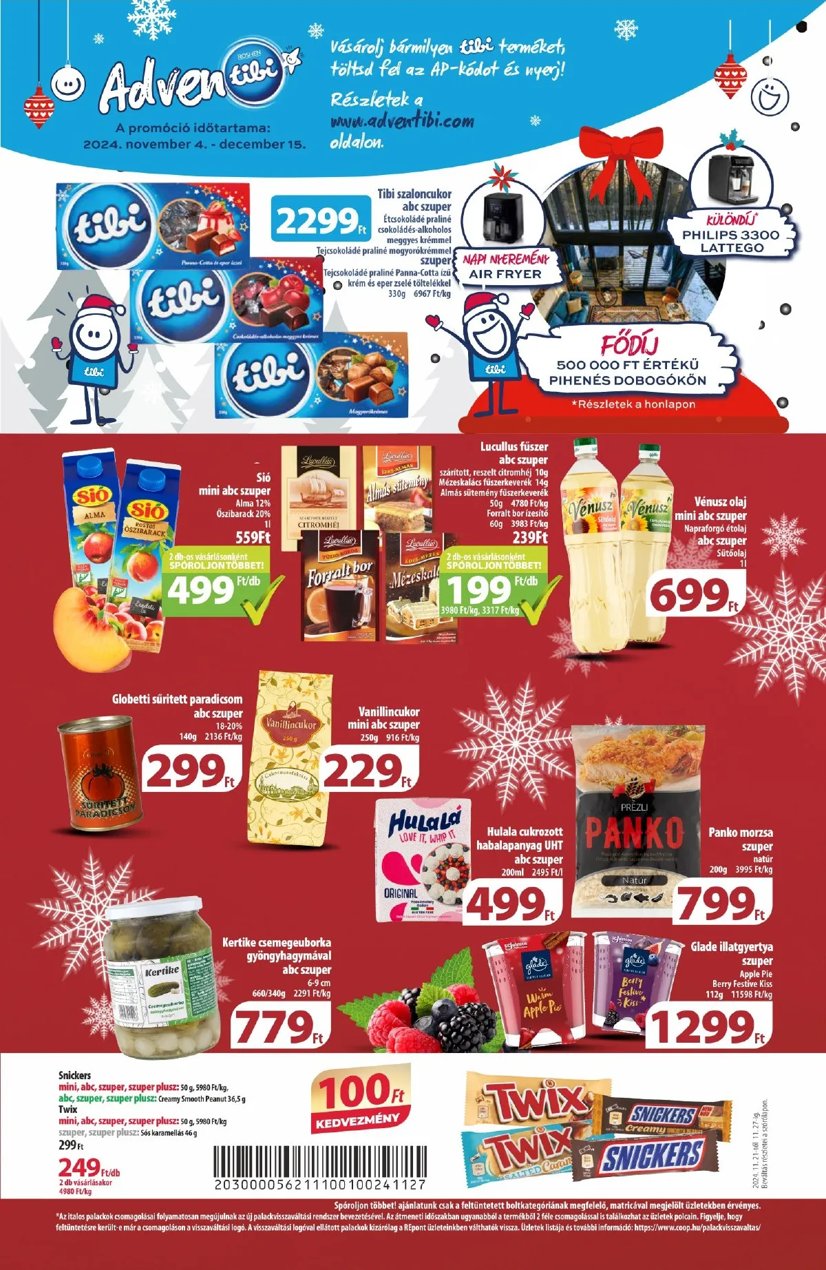 Coop akciós újság Észak-Kelet 11.21–11.27 – 7. oldal