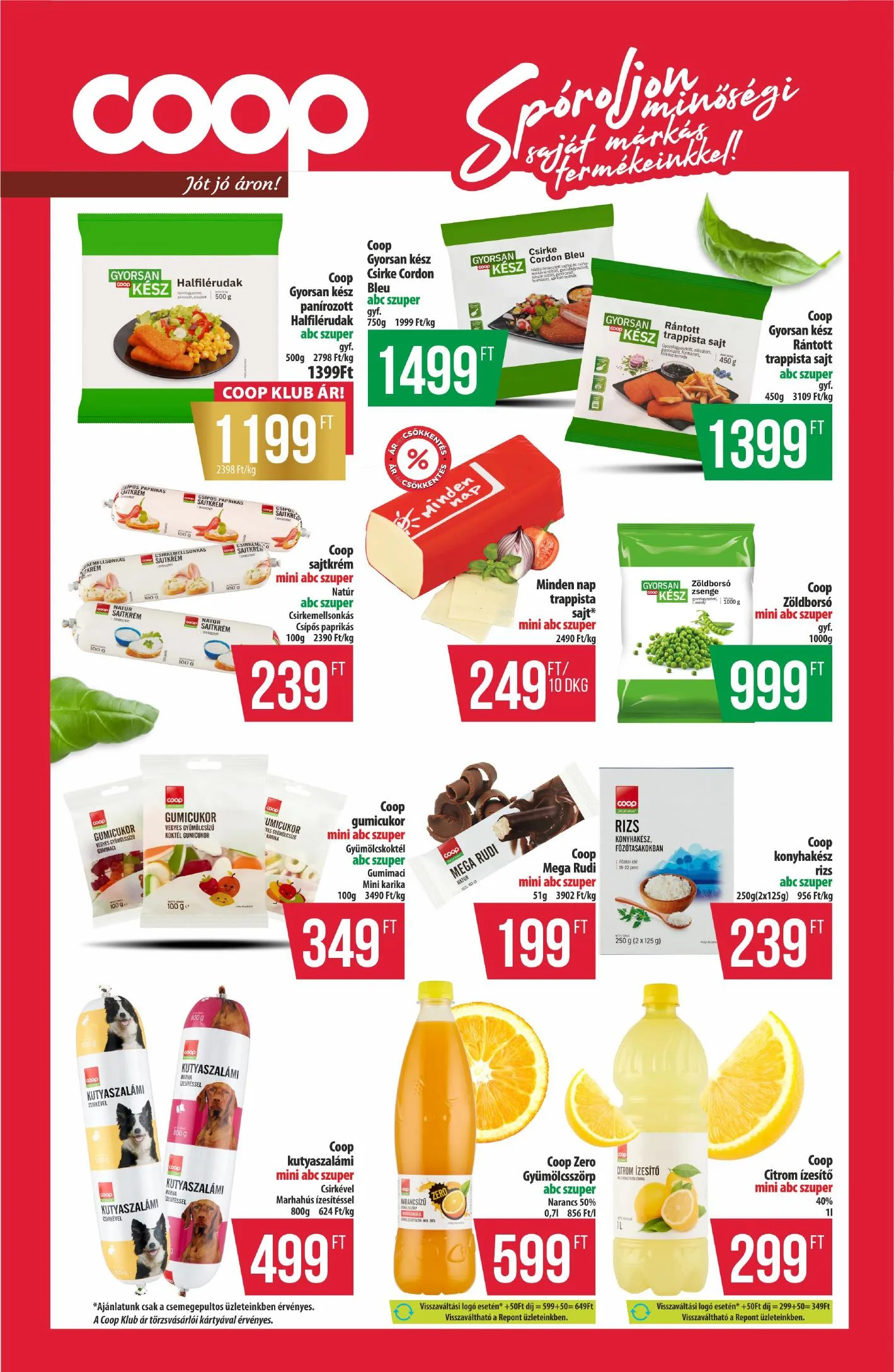 Coop akciós újság Észak-Kelet 07.17–07.23 – 10. oldal