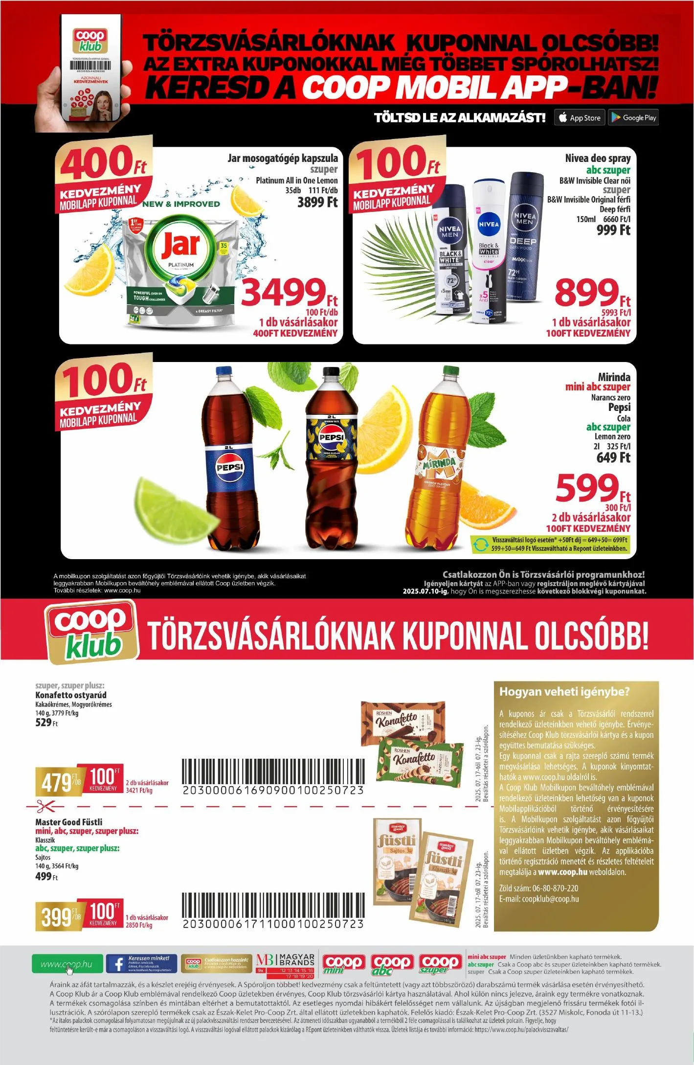 Coop akciós újság Észak-Kelet 07.17–07.23 – 12. oldal