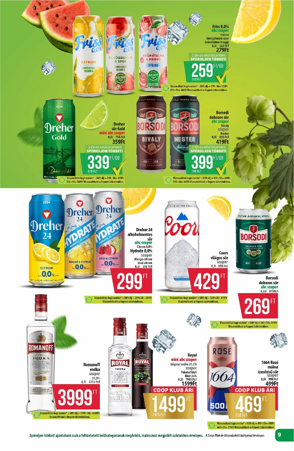 Coop akciós újság Észak-Kelet 08.14–08.19 – 12. oldal