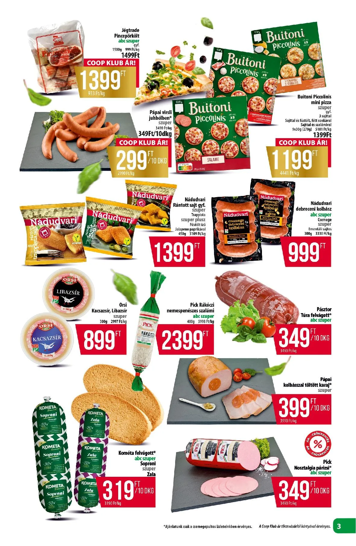 Coop akciós újság Észak kelet 08.21–08.27 – 3. oldal