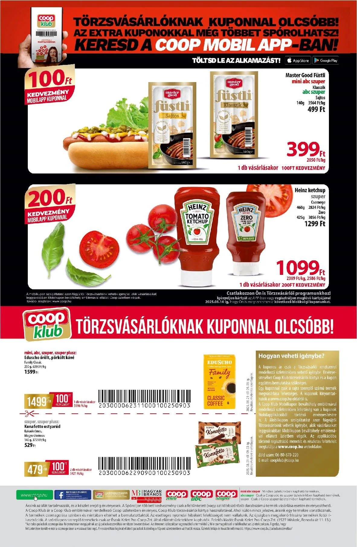 Coop akciós újság Észak kelet 08.21–08.27 – 8. oldal