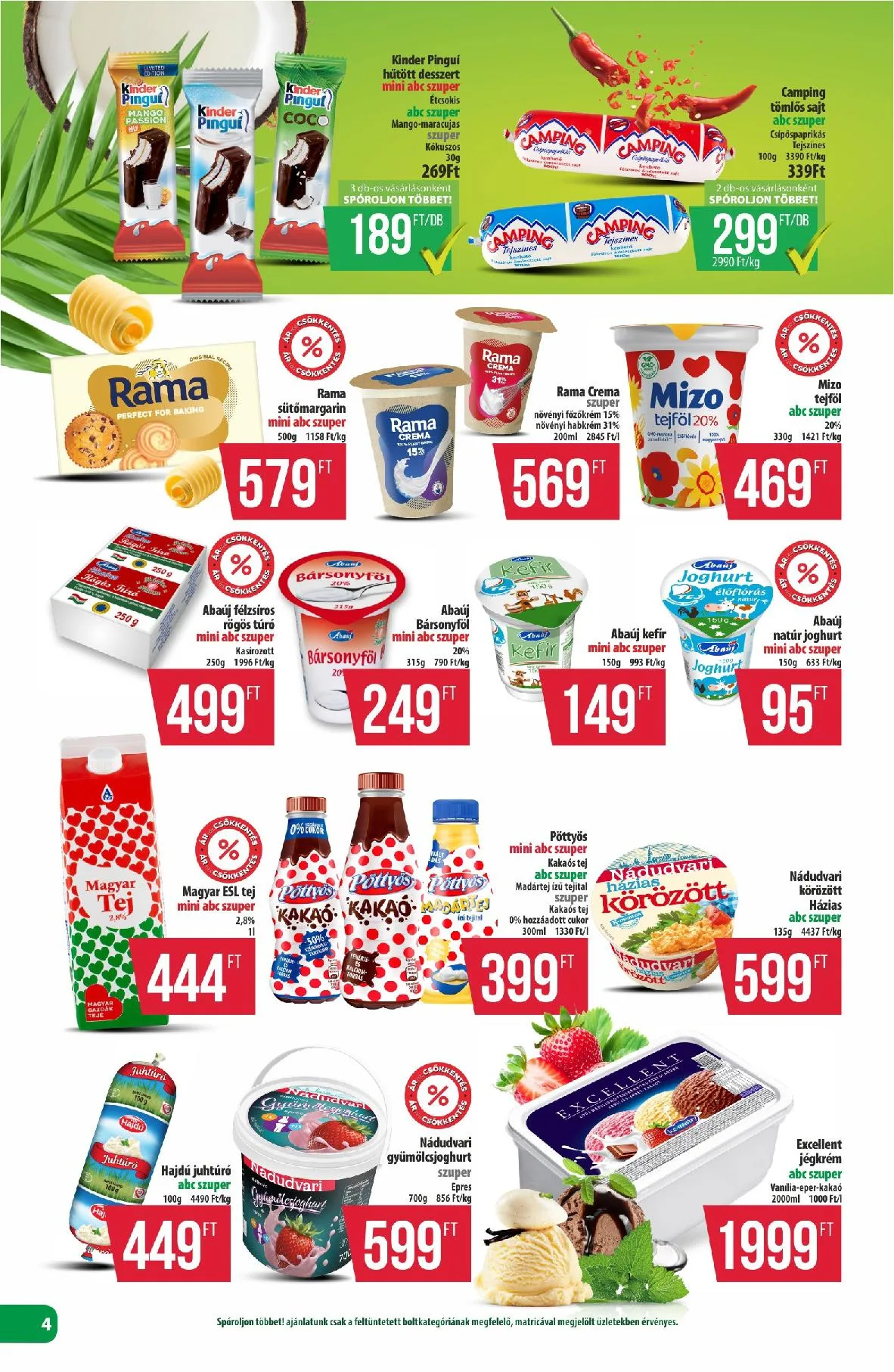 Coop akciós újság Észak-Kelet 08.28–09.03 – 4. oldal