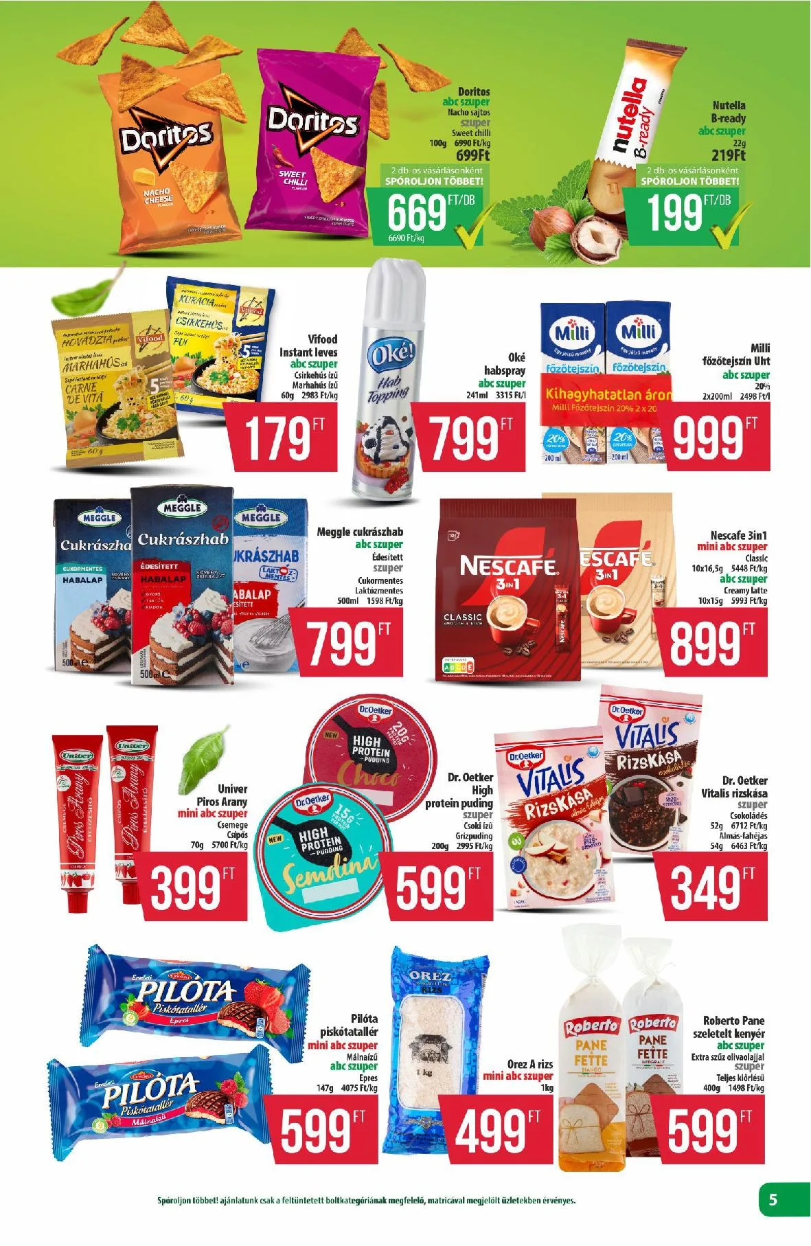 Coop akciós újság Észak-Kelet 08.28–09.03 – 5. oldal