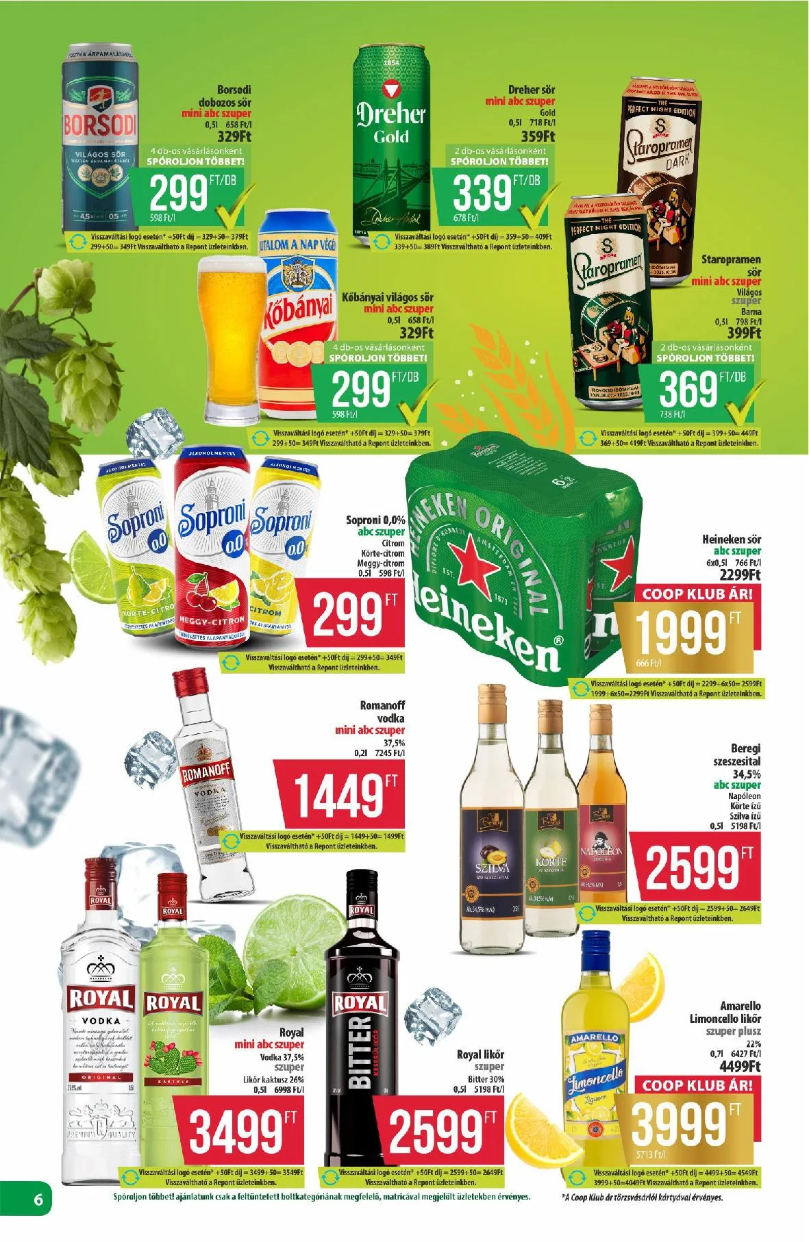 Coop akciós újság Észak-Kelet 08.28–09.03 – 6. oldal