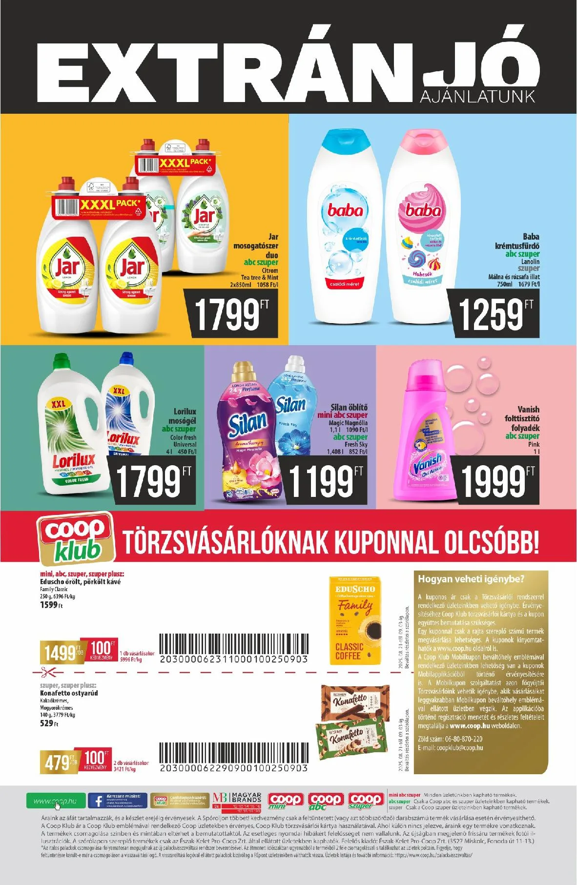 Coop akciós újság Észak-Kelet 08.28–09.03 – 7. oldal