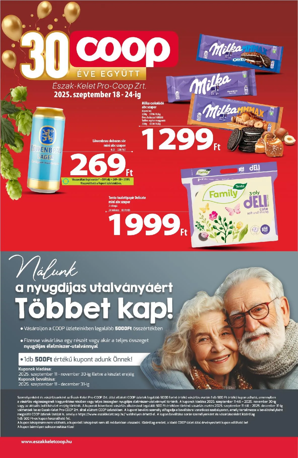 Coop akciós újság Észak kelet 09.18–09.24
