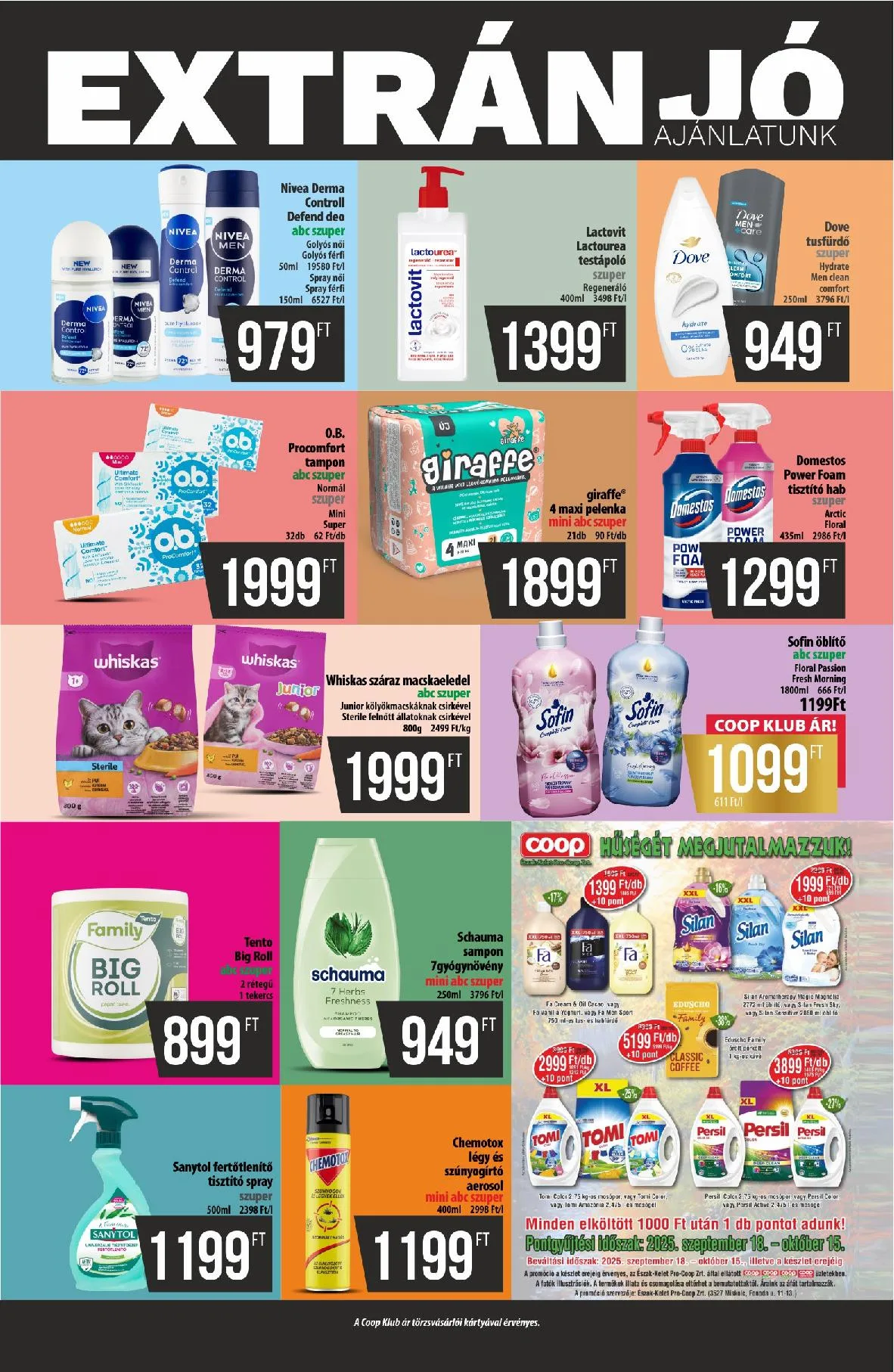 Coop akciós újság Észak-Kelet 09.18–09.24 – 3. oldal
