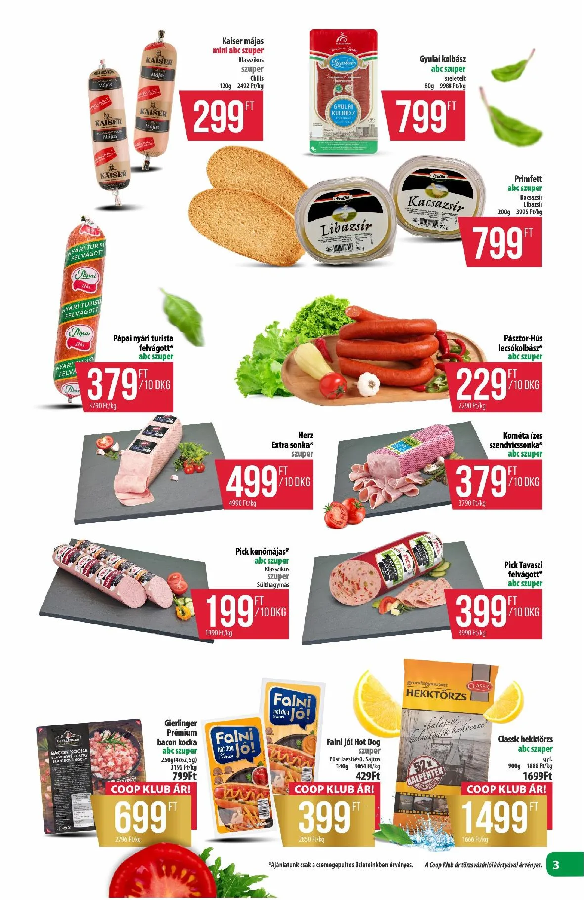 Coop akciós újság Észak-Kelet 09.25–10.01 – 6. oldal