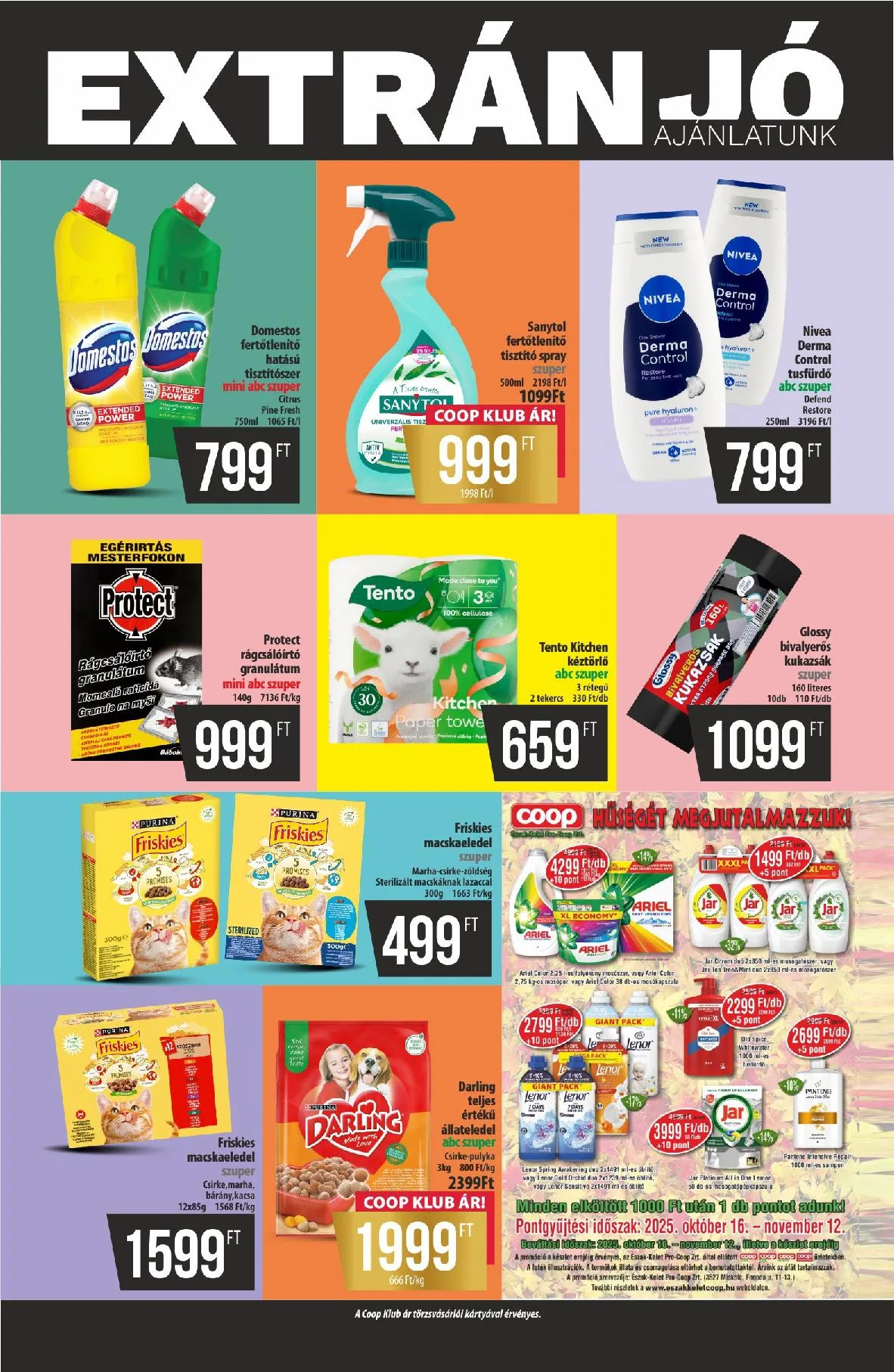 Coop akciós újság Észak-Kelet 10.16–10.22 – 3. oldal