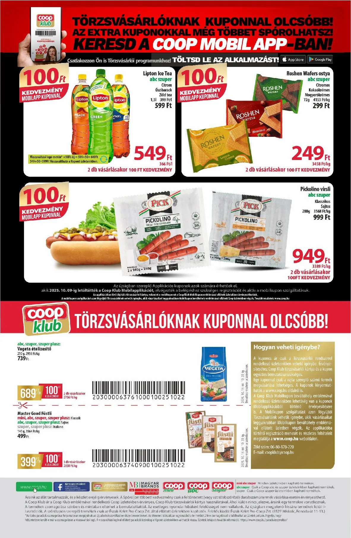 Coop akciós újság Észak-Kelet 10.16–10.22 – 4. oldal