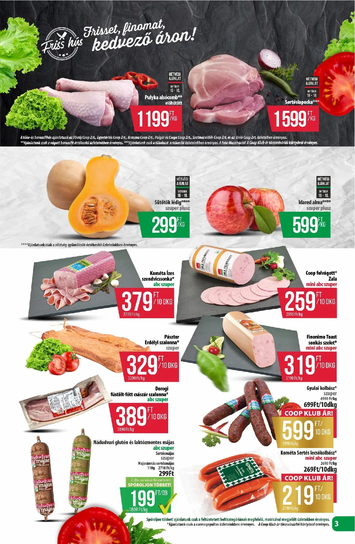 Coop akciós újság Észak-Kelet 10.16–10.22 – 6. oldal