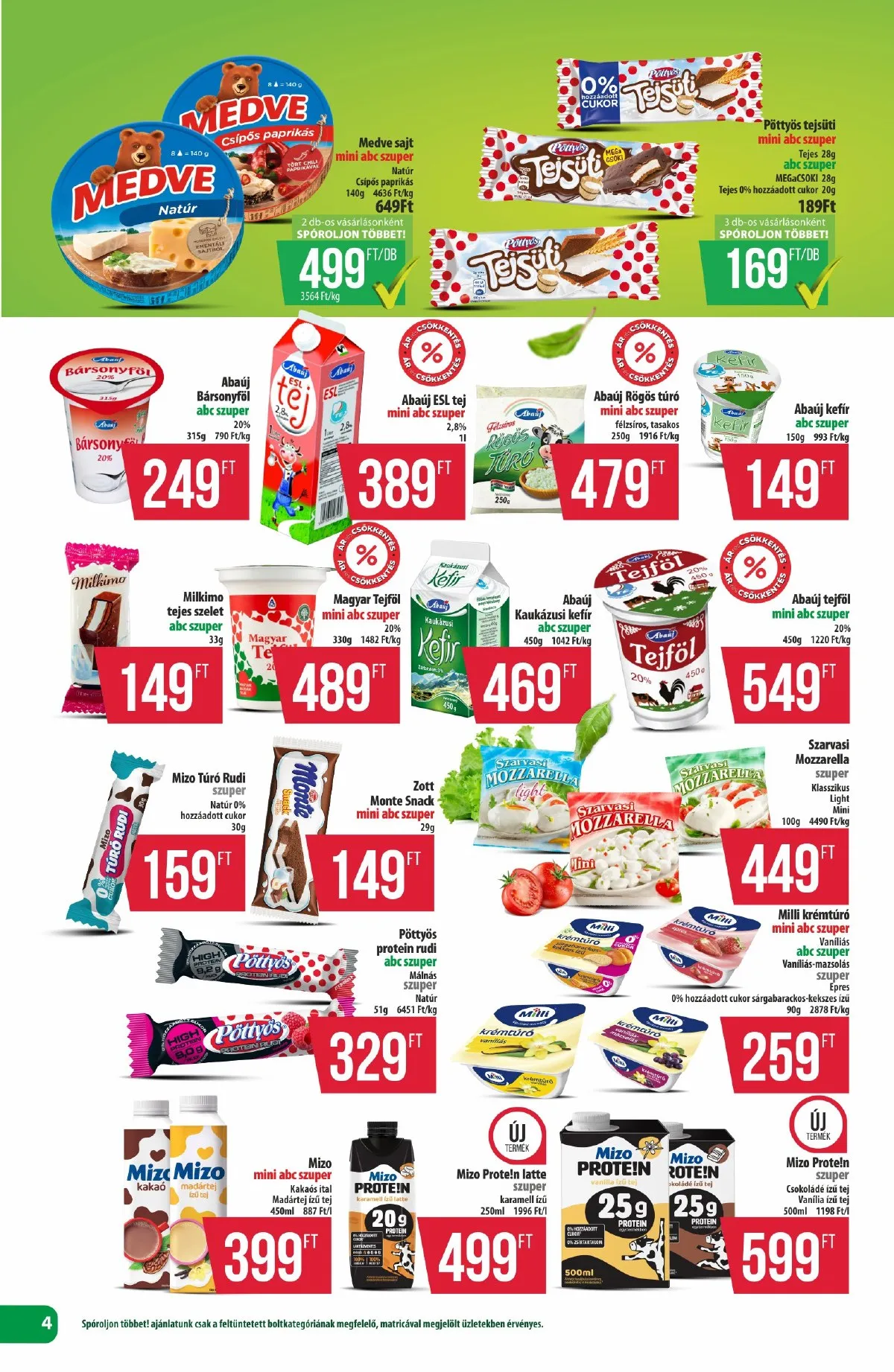 Coop akciós újság Észak-Kelet 10.24–10.29 – 4. oldal