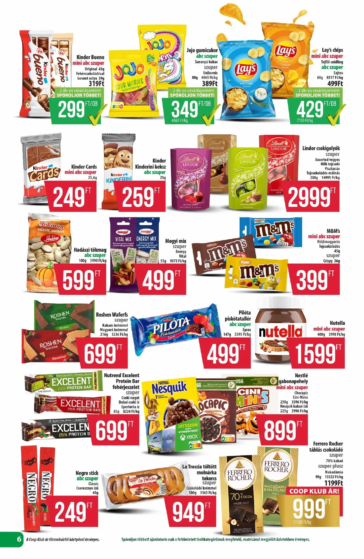 Coop akciós újság Észak-Kelet 10.24–10.29 – 6. oldal