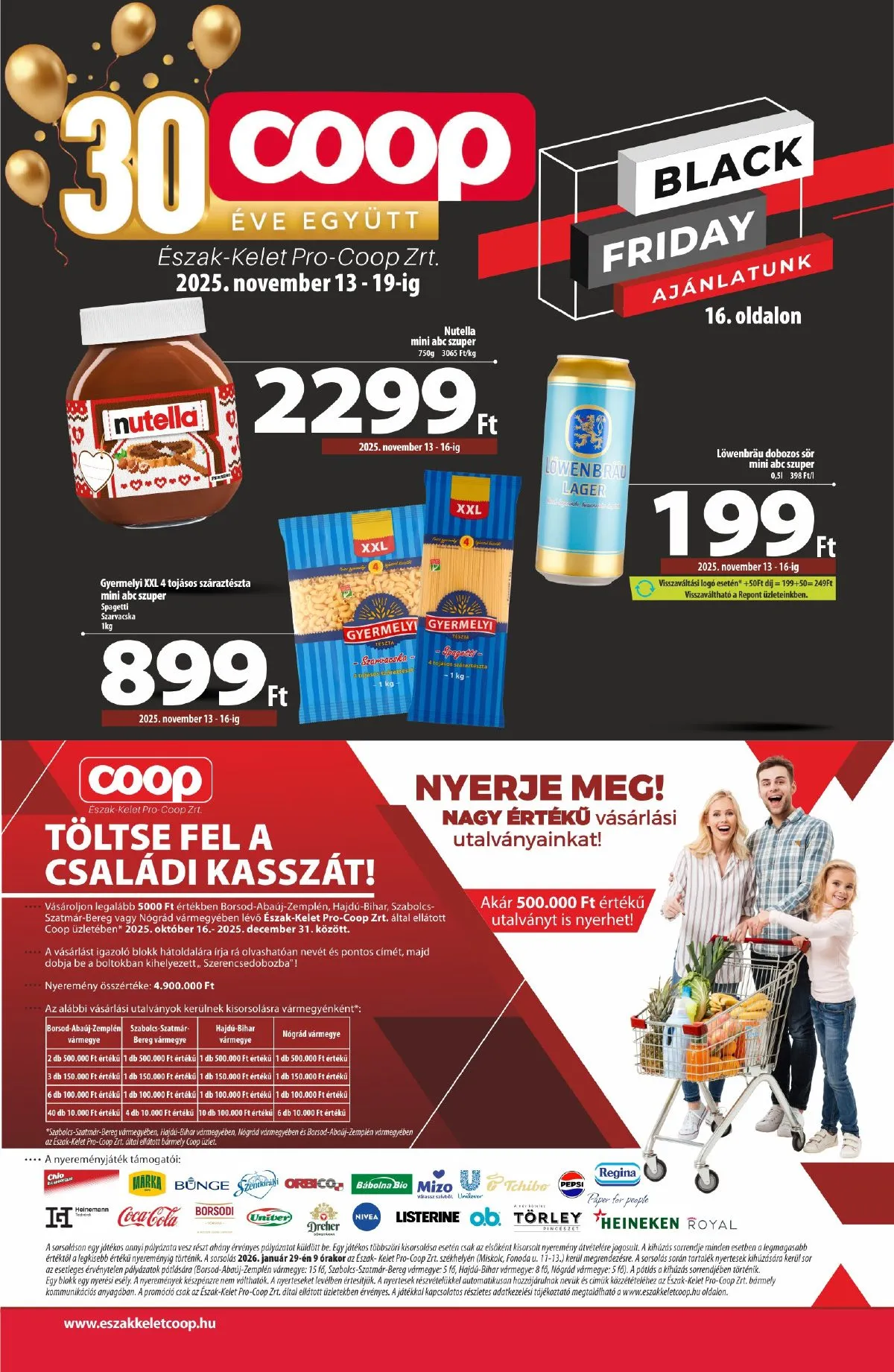 Coop akciós újság Észak-Kelet 11.13–11.19