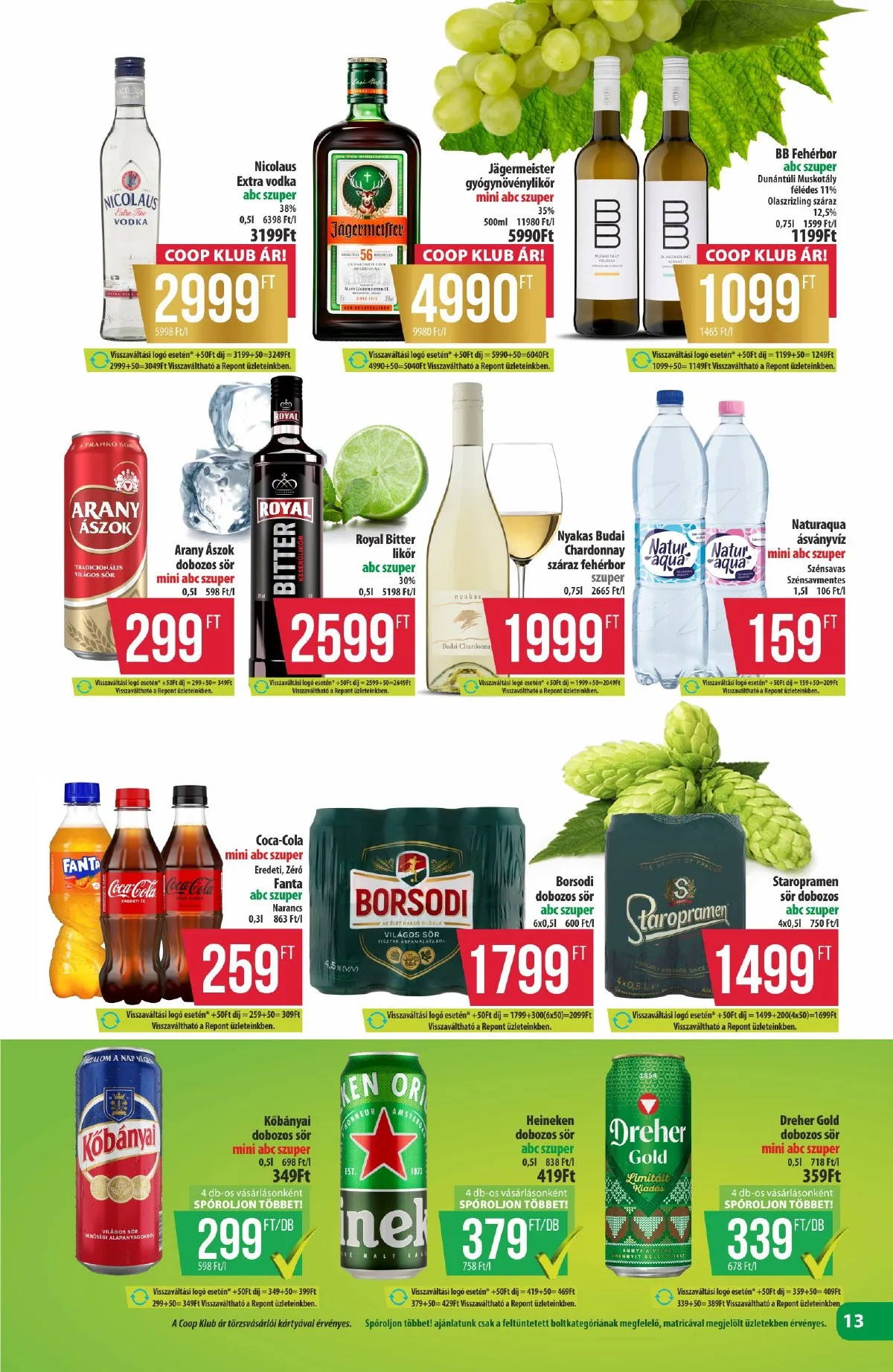 Coop akciós újság Észak-Kelet 11.13–11.19 – 13. oldal
