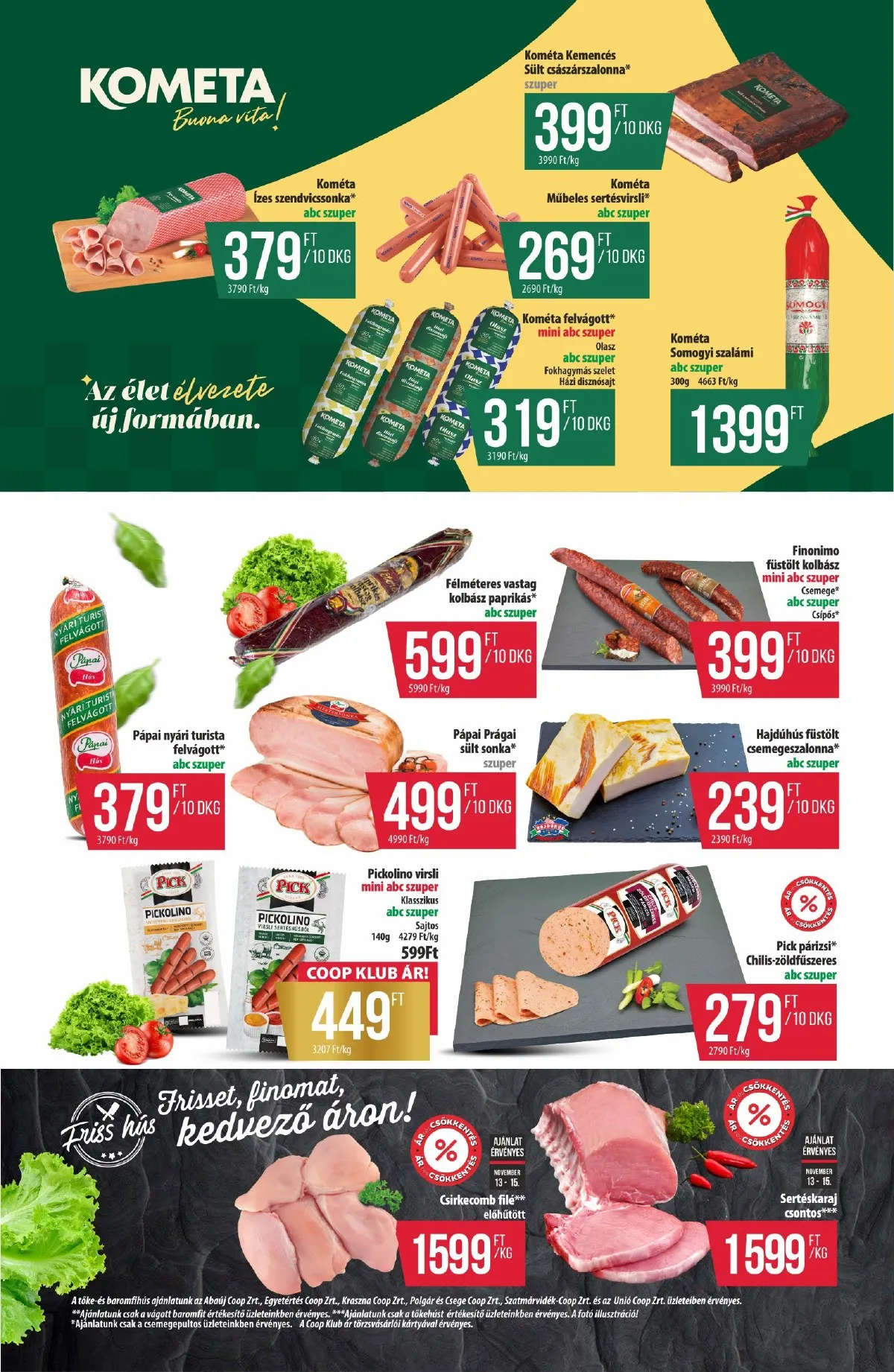 Coop akciós újság Észak-Kelet 11.13–11.19 – 3. oldal