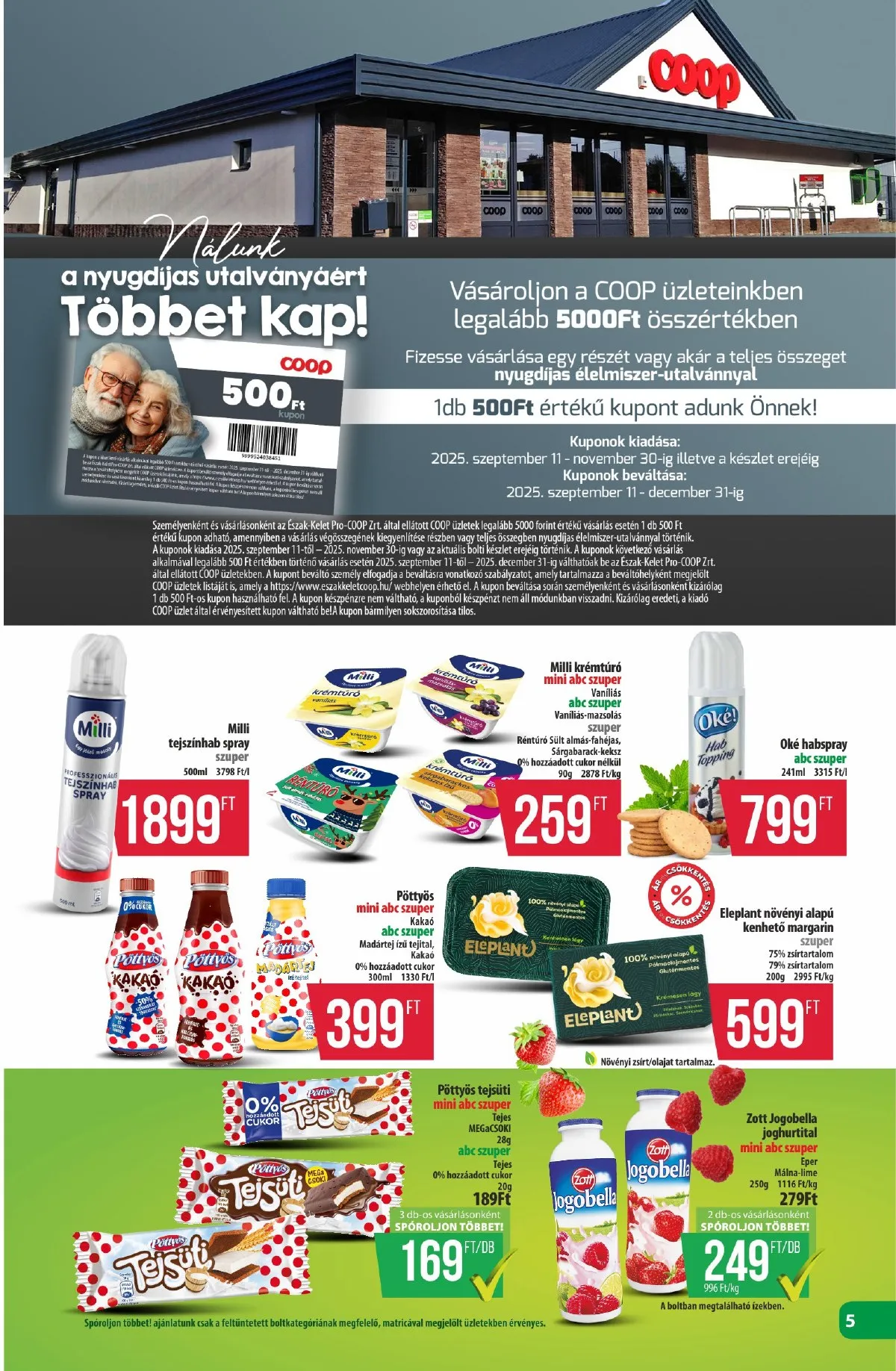 Coop akciós újság Észak-Kelet 11.13–11.19 – 5. oldal