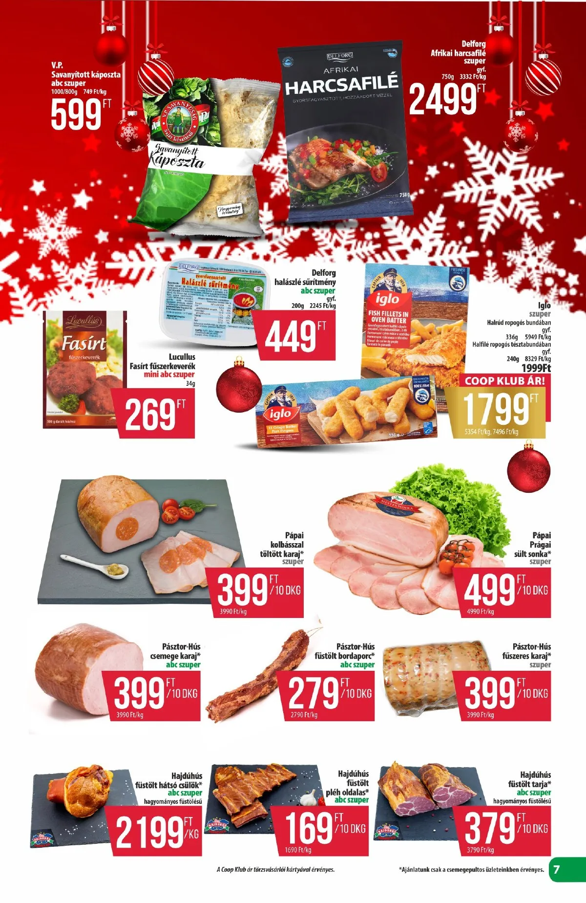 Coop akciós újság Észak-Kelet 12.11–12.17 – 7. oldal