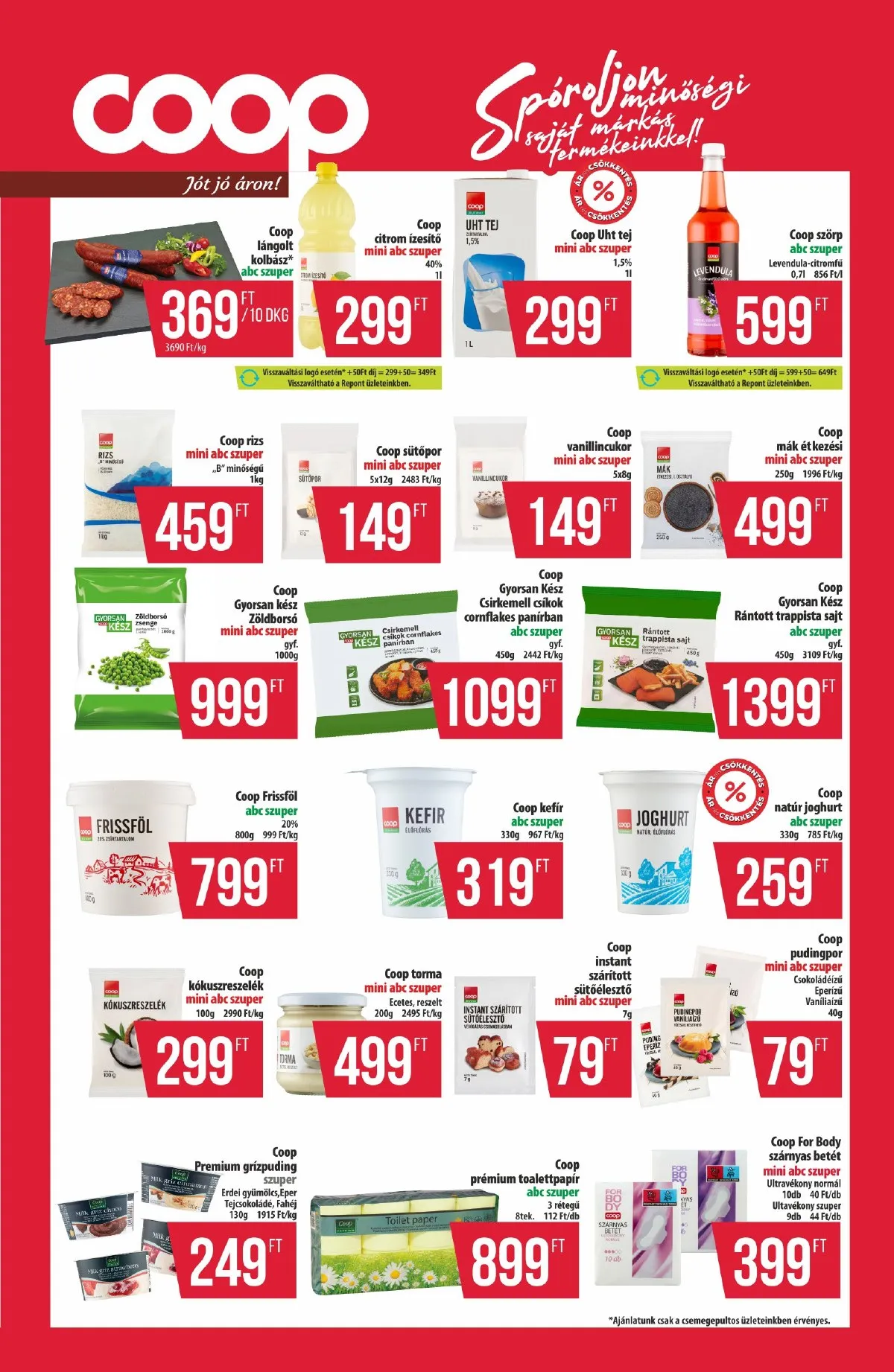 Coop akciós újság Észak-Kelet 12.11–12.17 – 8. oldal