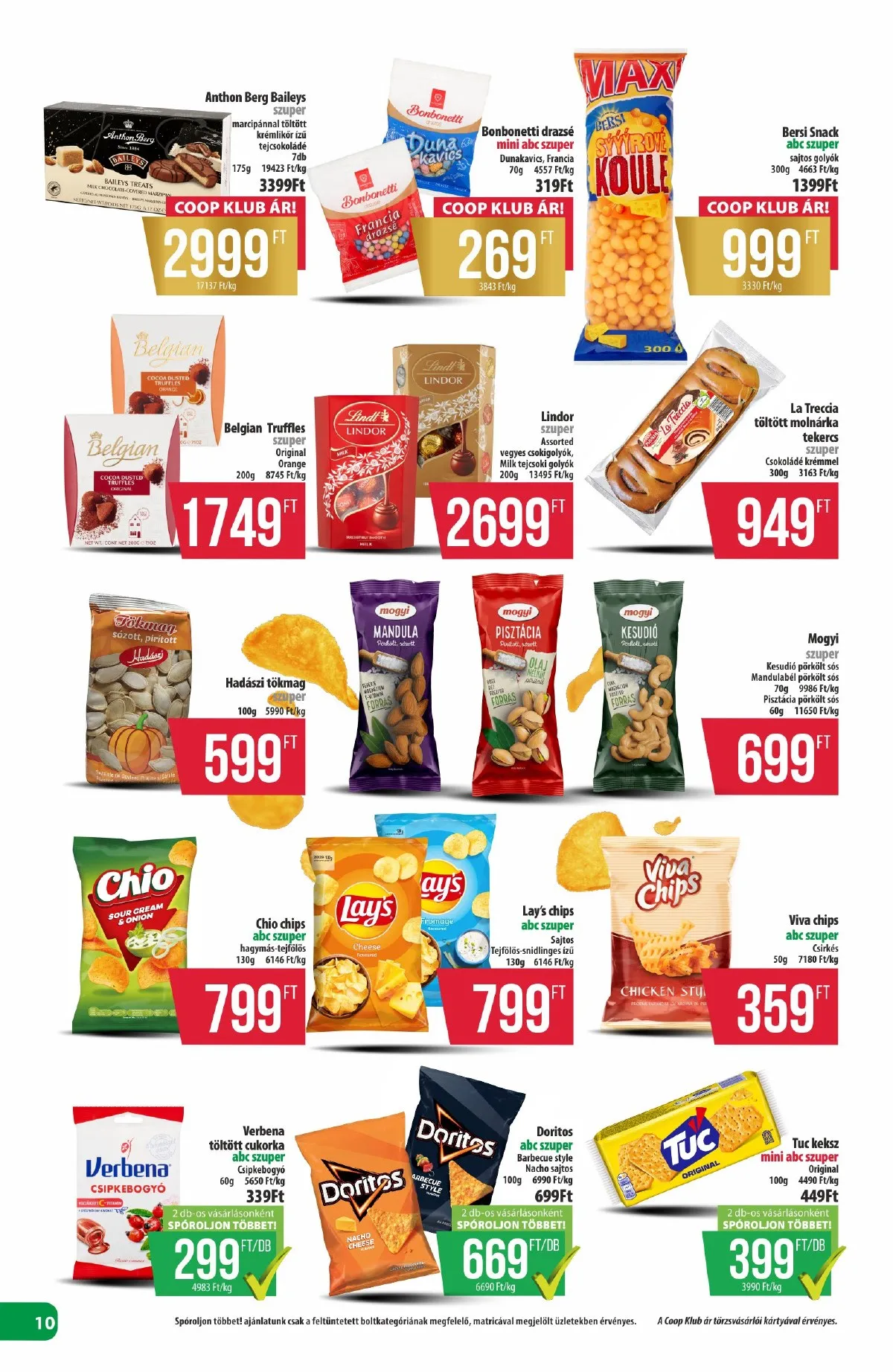 Coop akciós újság Észak-Kelet 12.18–12.31 – 10. oldal