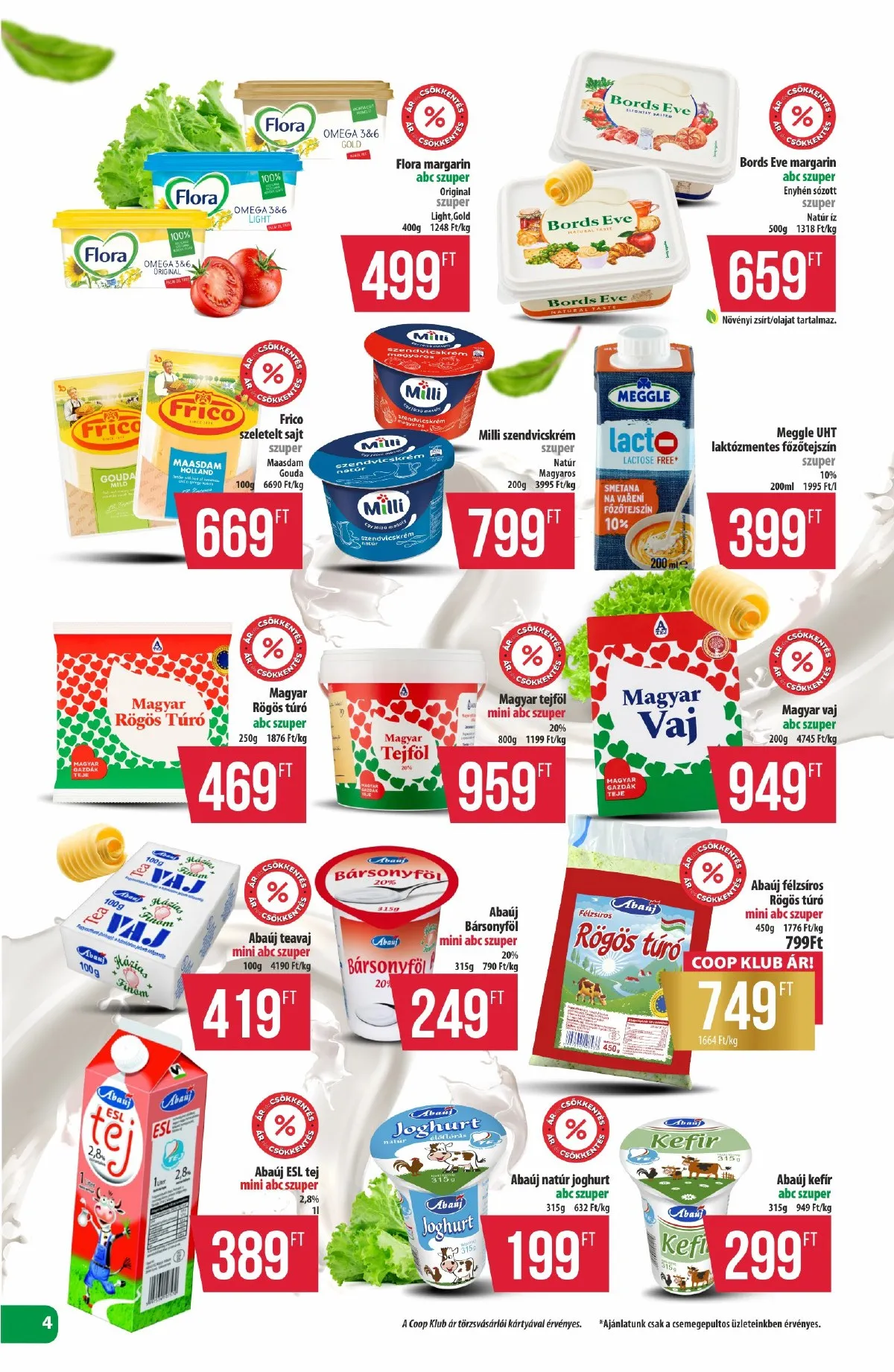 Coop akciós újság Észak-Kelet 12.18–12.31 – 4. oldal