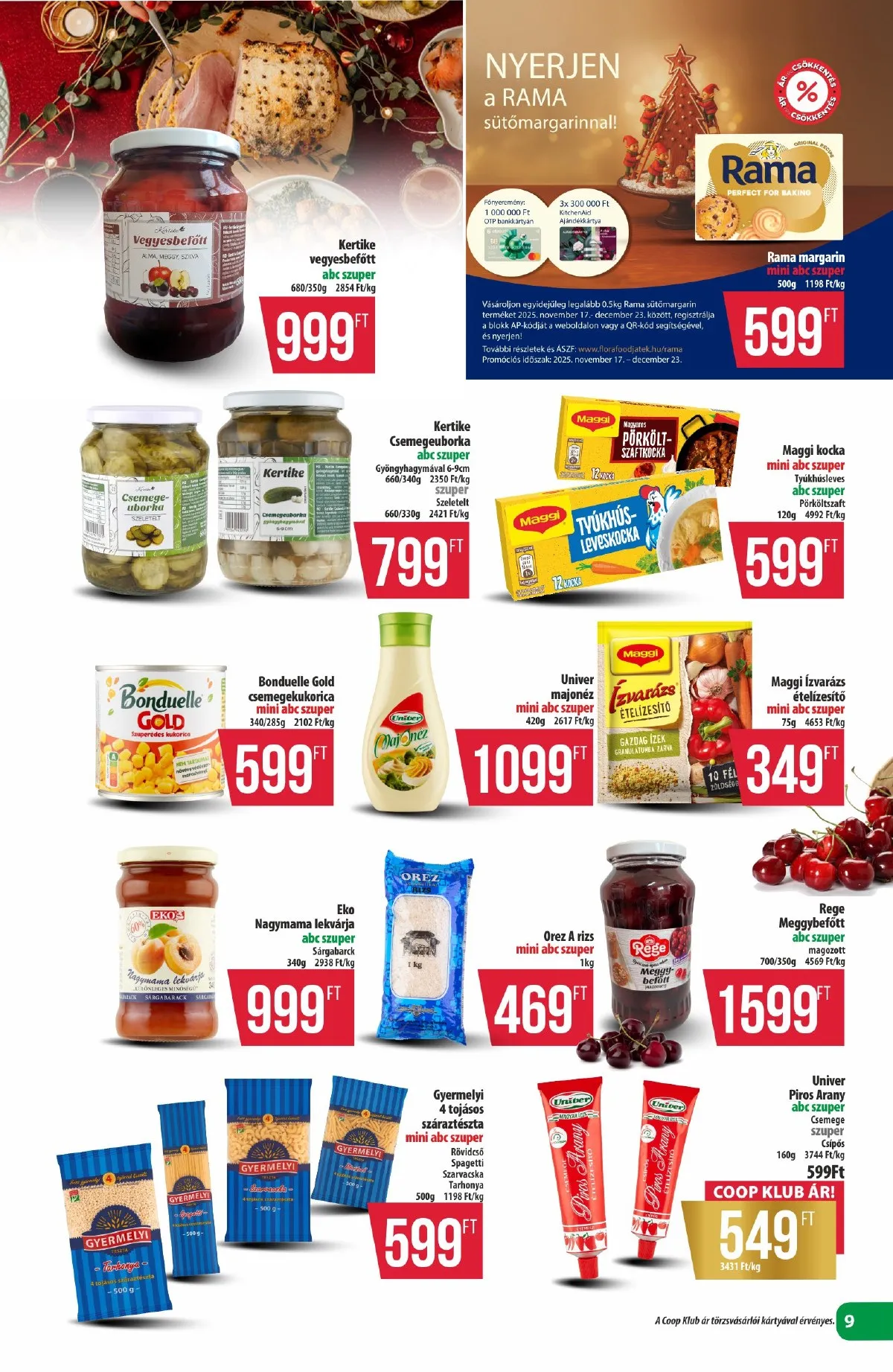 Coop akciós újság Észak-Kelet 12.18–12.31 – 9. oldal