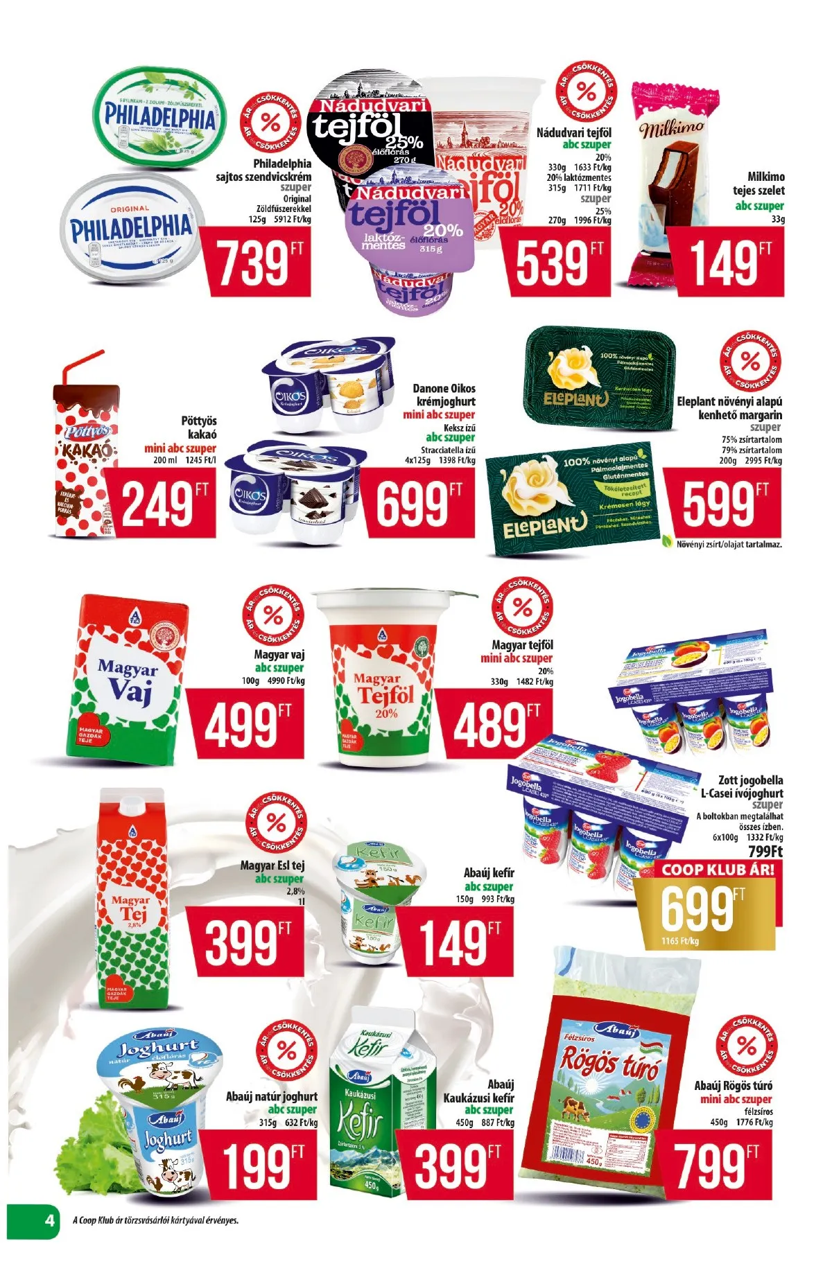 Coop akciós újság Észak-Kelet 01.15–01.21 – 4. oldal