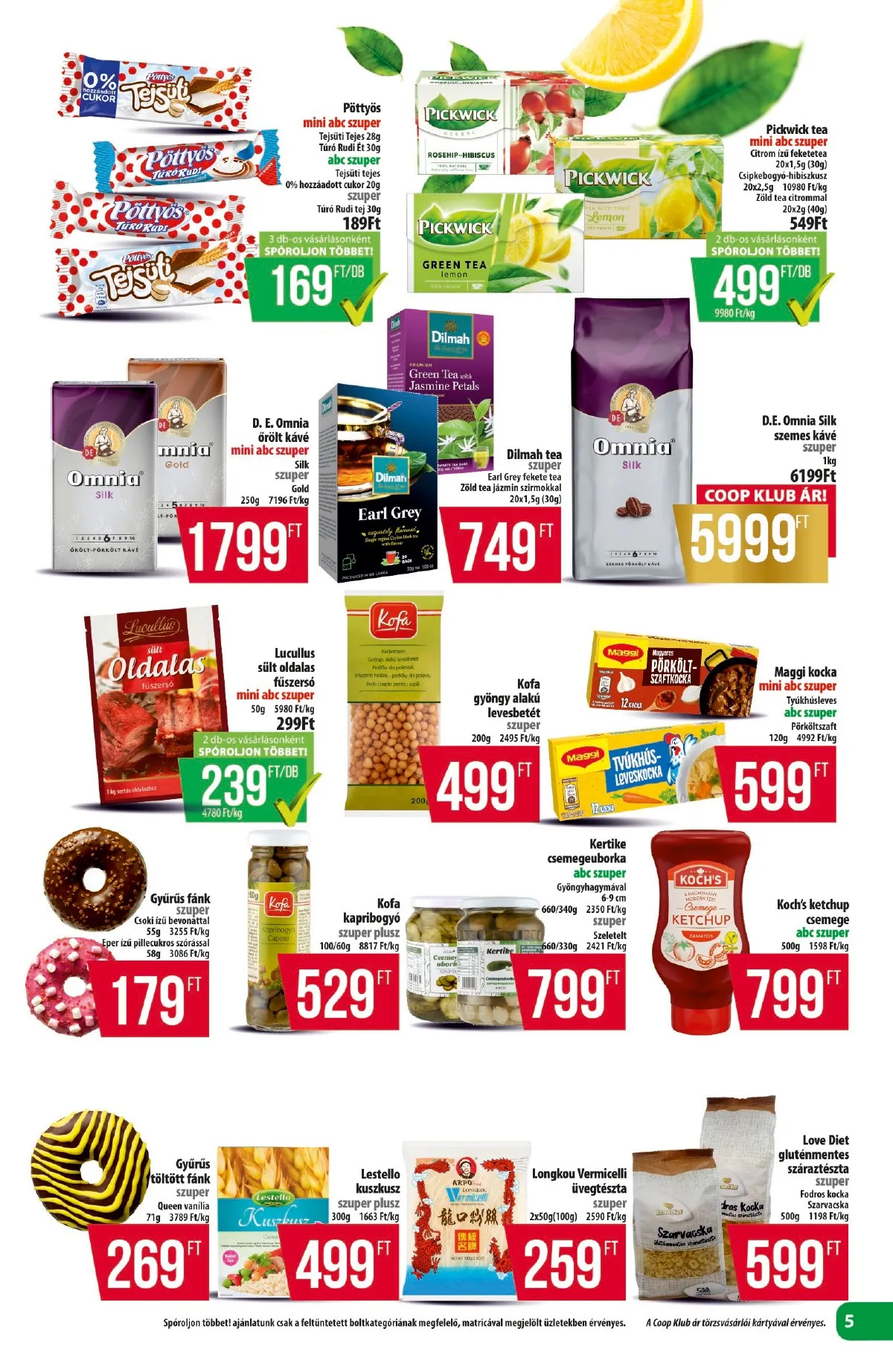 Coop akciós újság Észak-Kelet 01.15–01.21 – 5. oldal