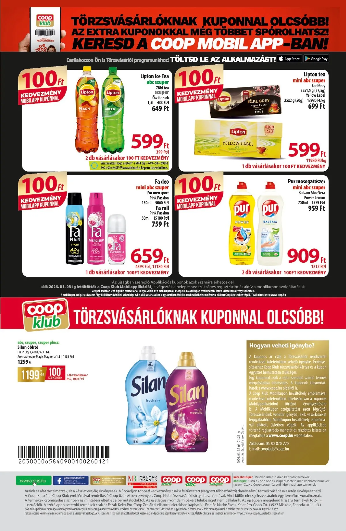 Coop akciós újság Észak-Kelet 01.15–01.21 – 8. oldal