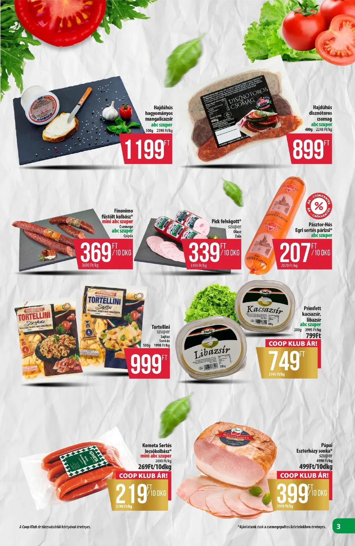 Coop akciós újság Észak-Kelet 01.22–01.28 – 3. oldal